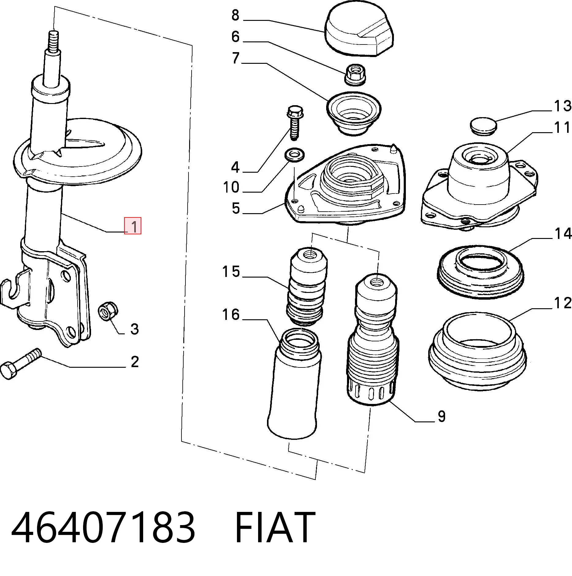 46407183 Fiat/Alfa/Lancia