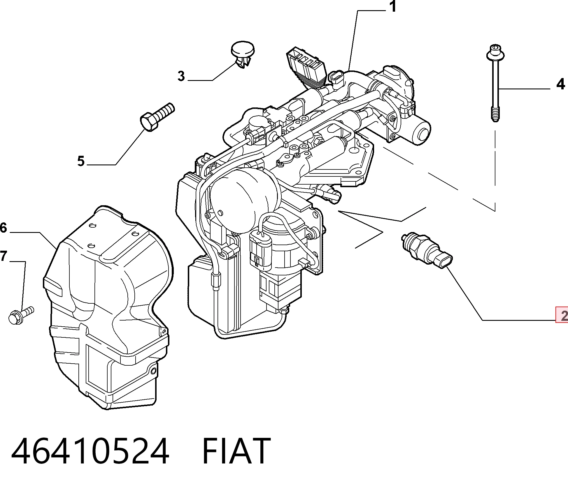 46410524 Fiat/Alfa/Lancia Czujnik włączania światła cofania