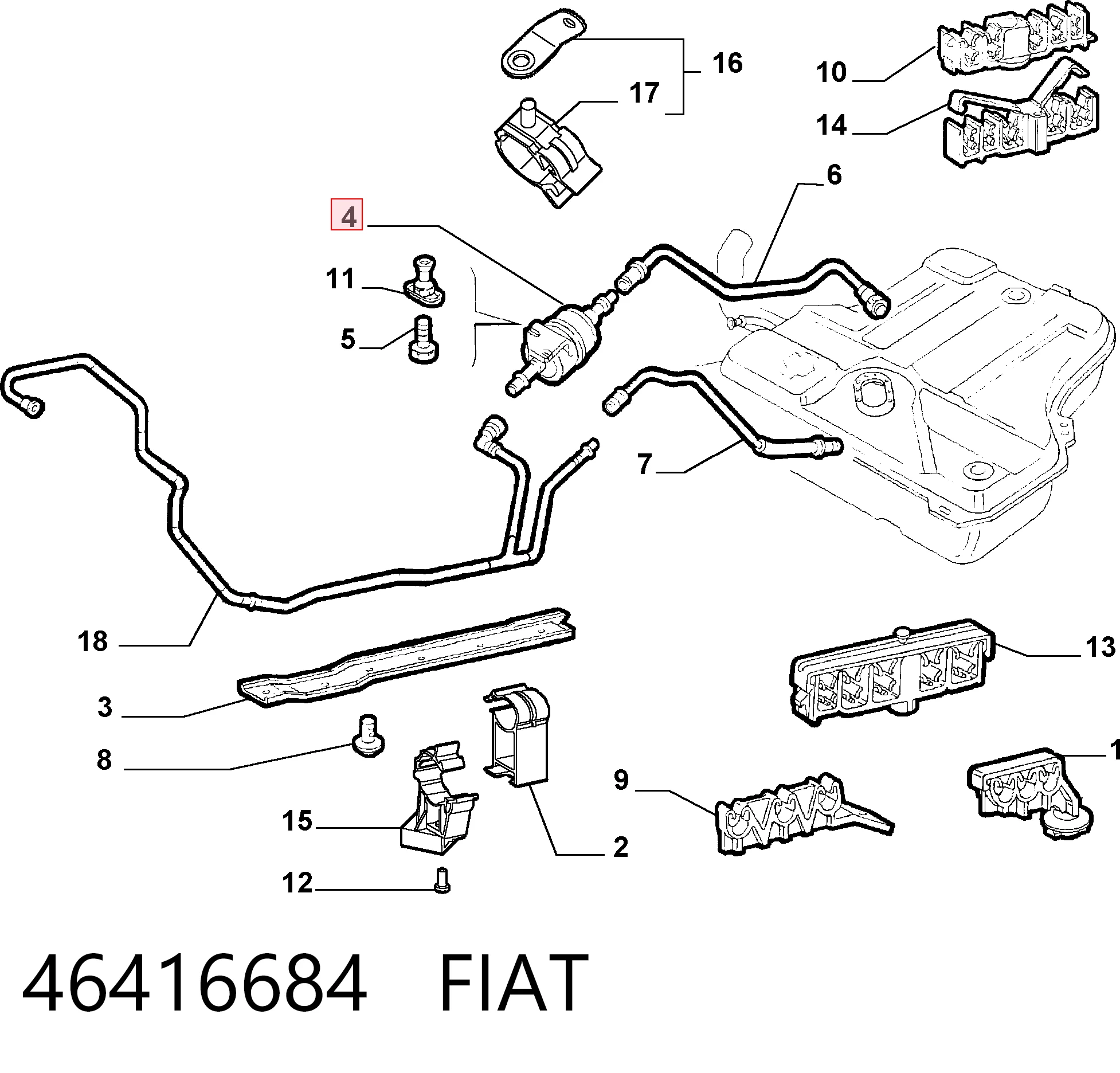 46416684 Fiat/Alfa/Lancia