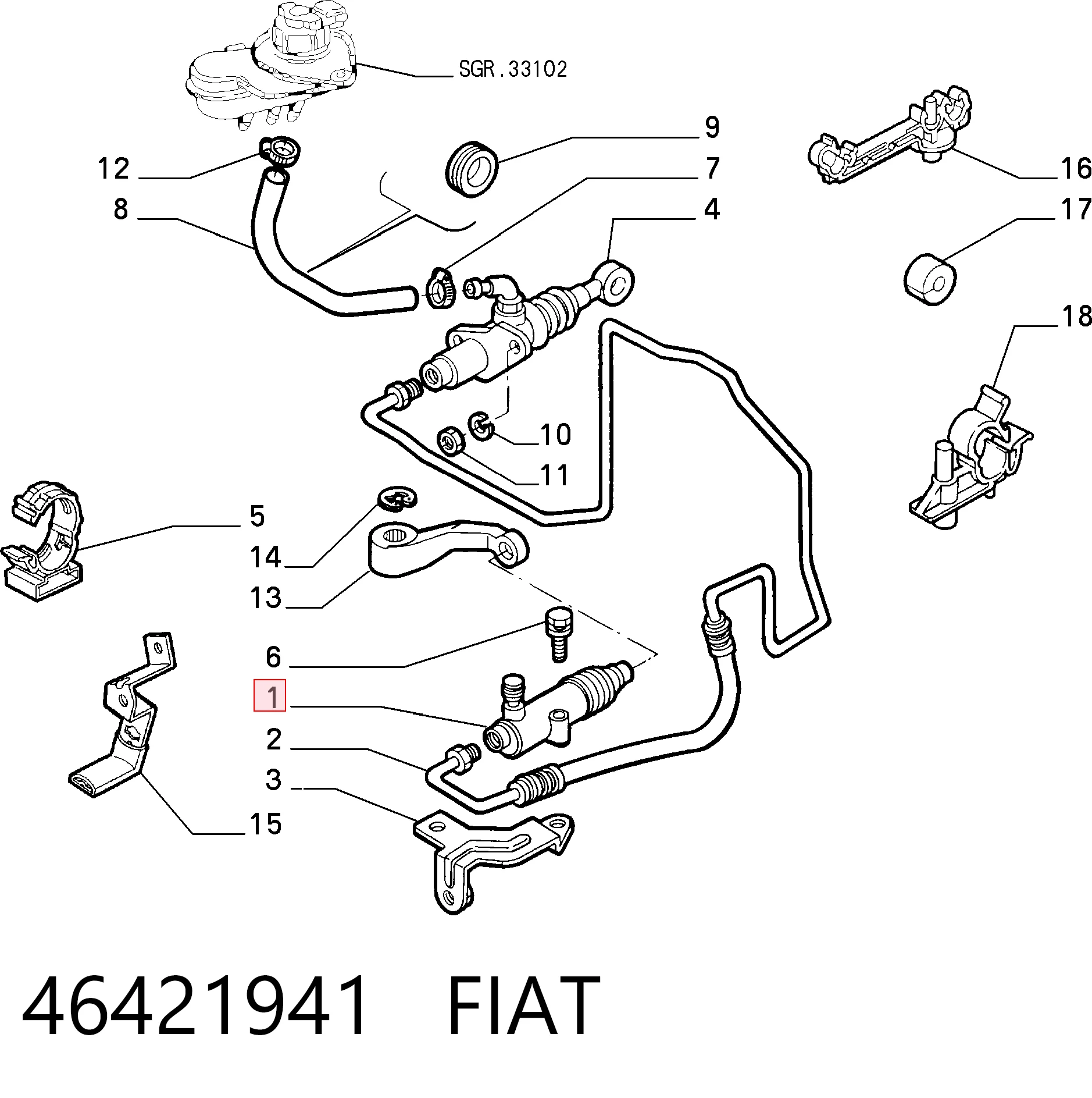 46421941 Fiat/Alfa/Lancia