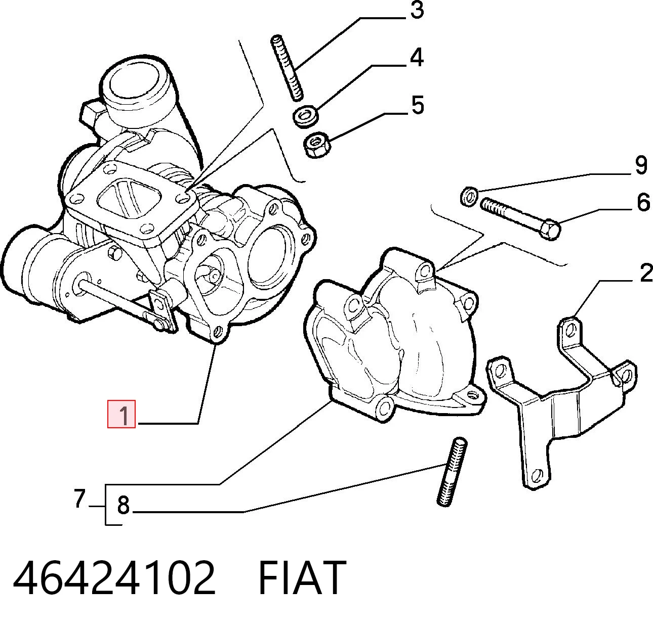 Turbina do Fiat Fiorino  146 Uno