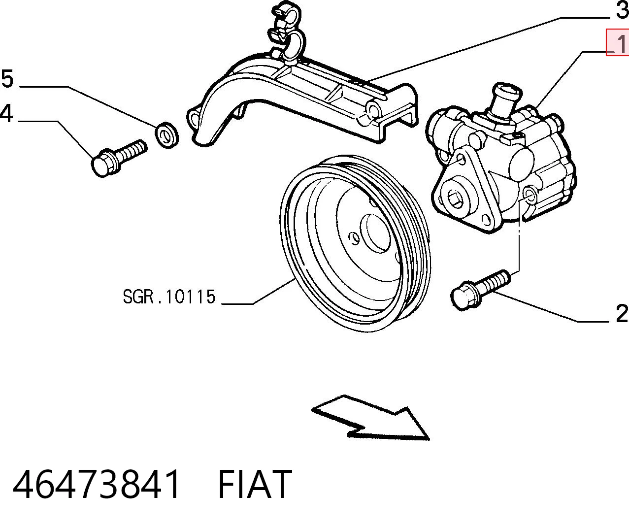 Pompa wspomagania hydraulicznego kierownicy Fiat Uno hatchback (146A) (1983 - 1996) cena, od 66,72 USD