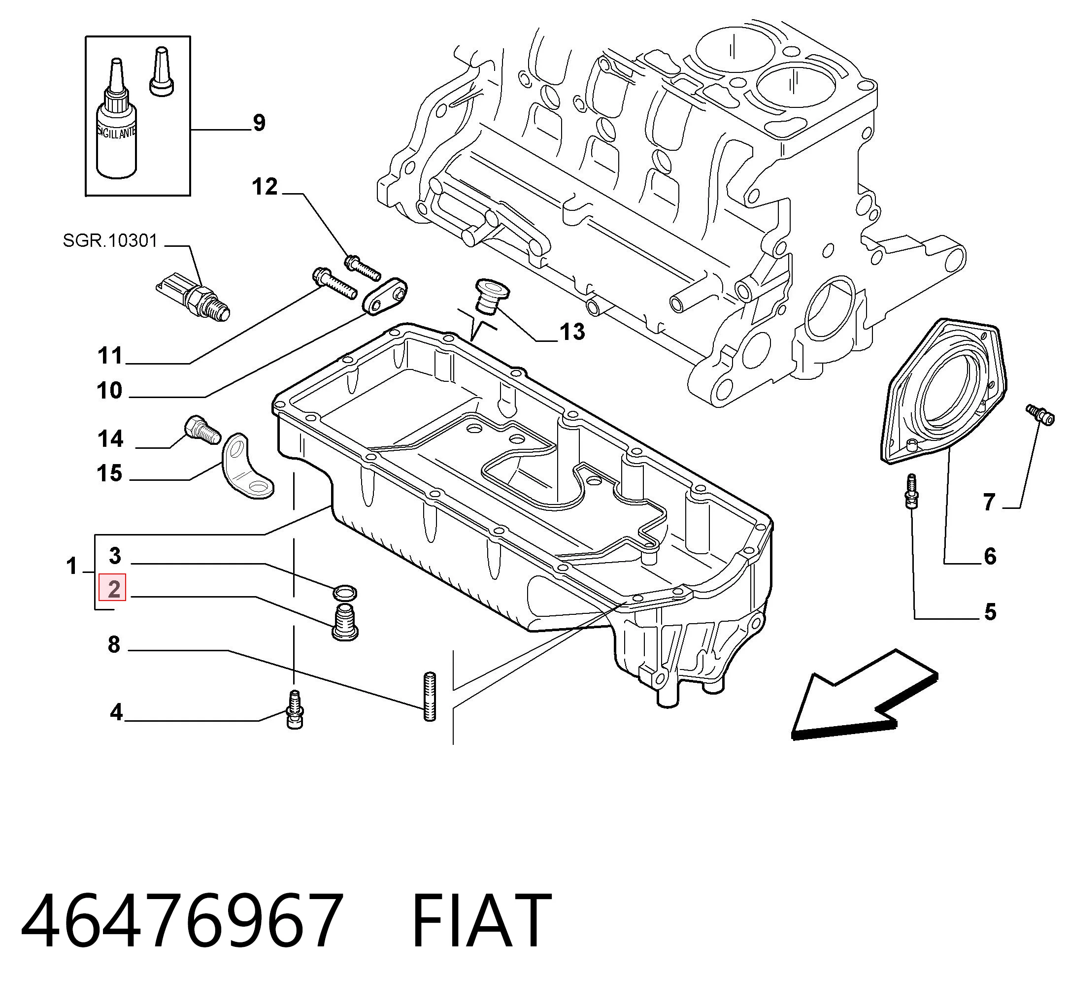 46476967 Fiat/Alfa/Lancia