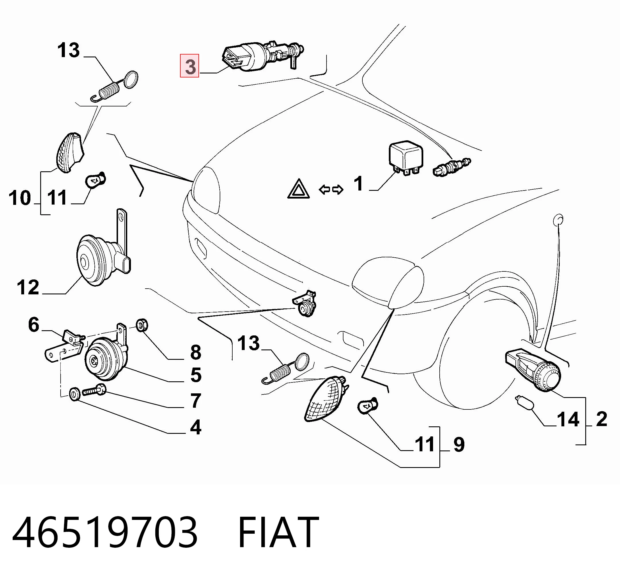 46519703 Fiat/Alfa/Lancia