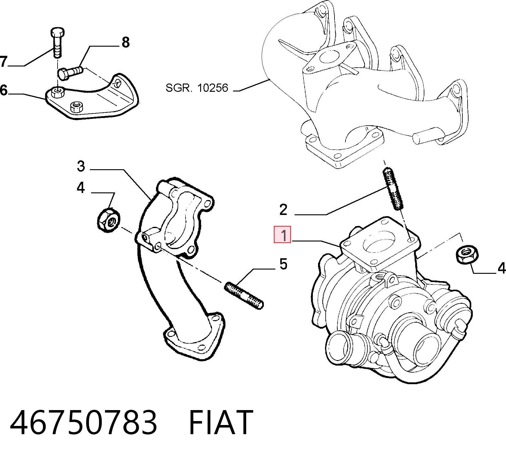 Turbina Fiat Brava hatchback (182) (1995 - 2001) cena, od 143,32 USD