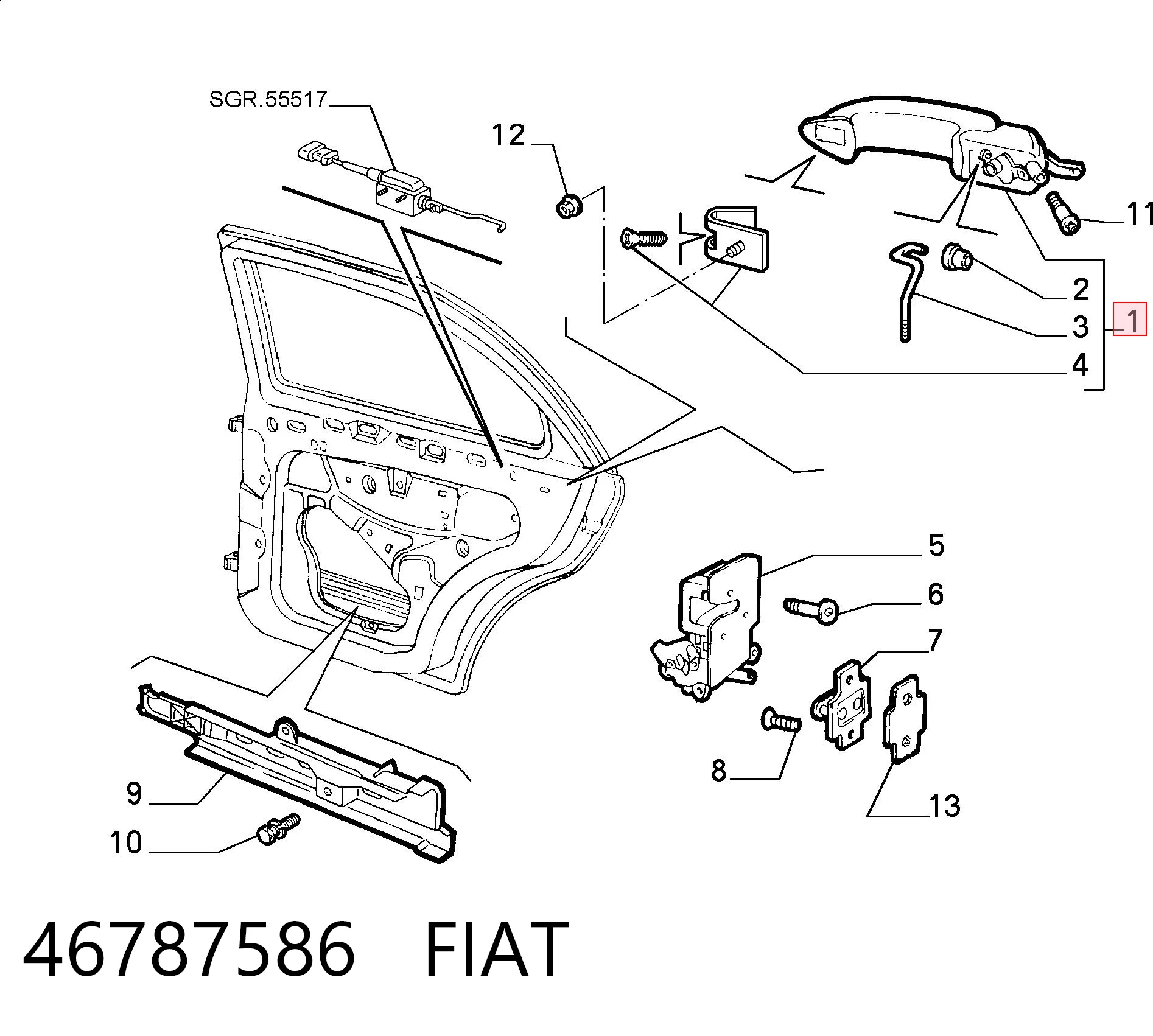 46787586 Fiat/Alfa/Lancia