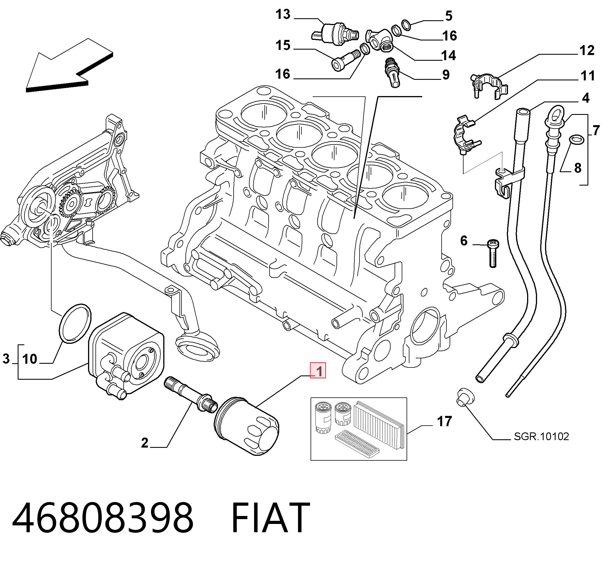 46808398 Fiat/Alfa/Lancia