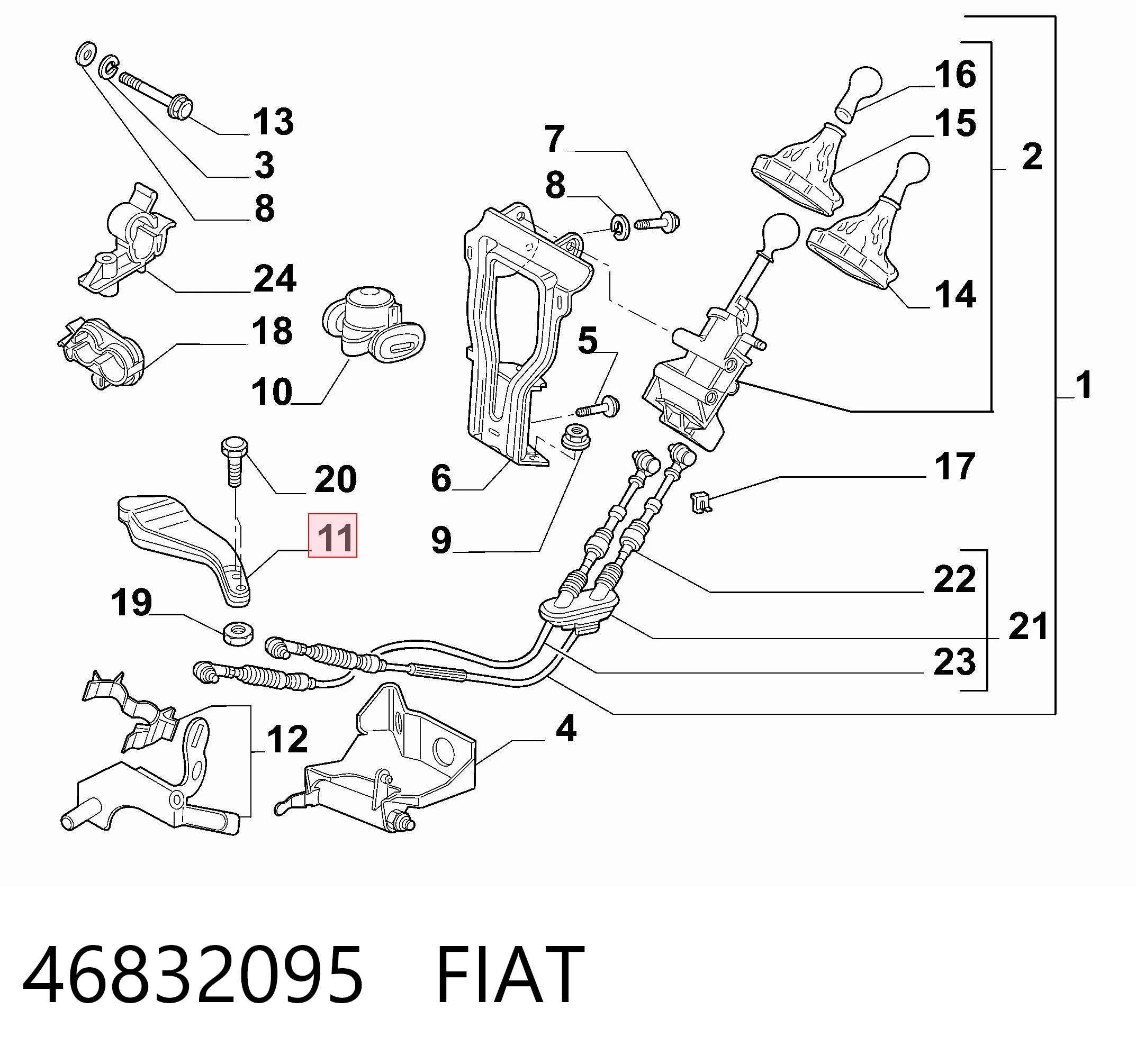 Mechaniczna skrzynia biegów w komplecie do Fiat Doblo II 263