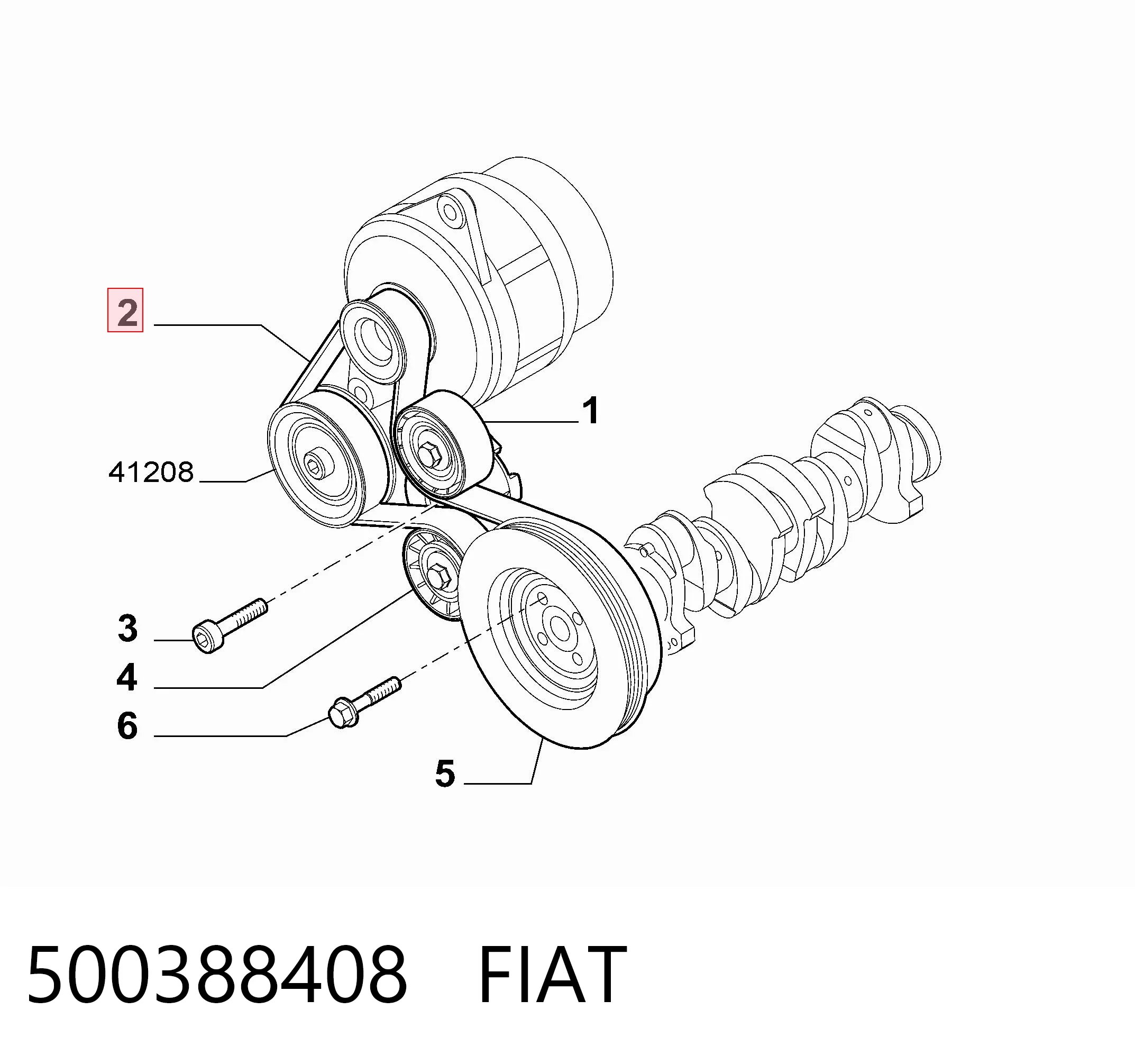 31375459 Volvo Pas napędowy mechanizmów