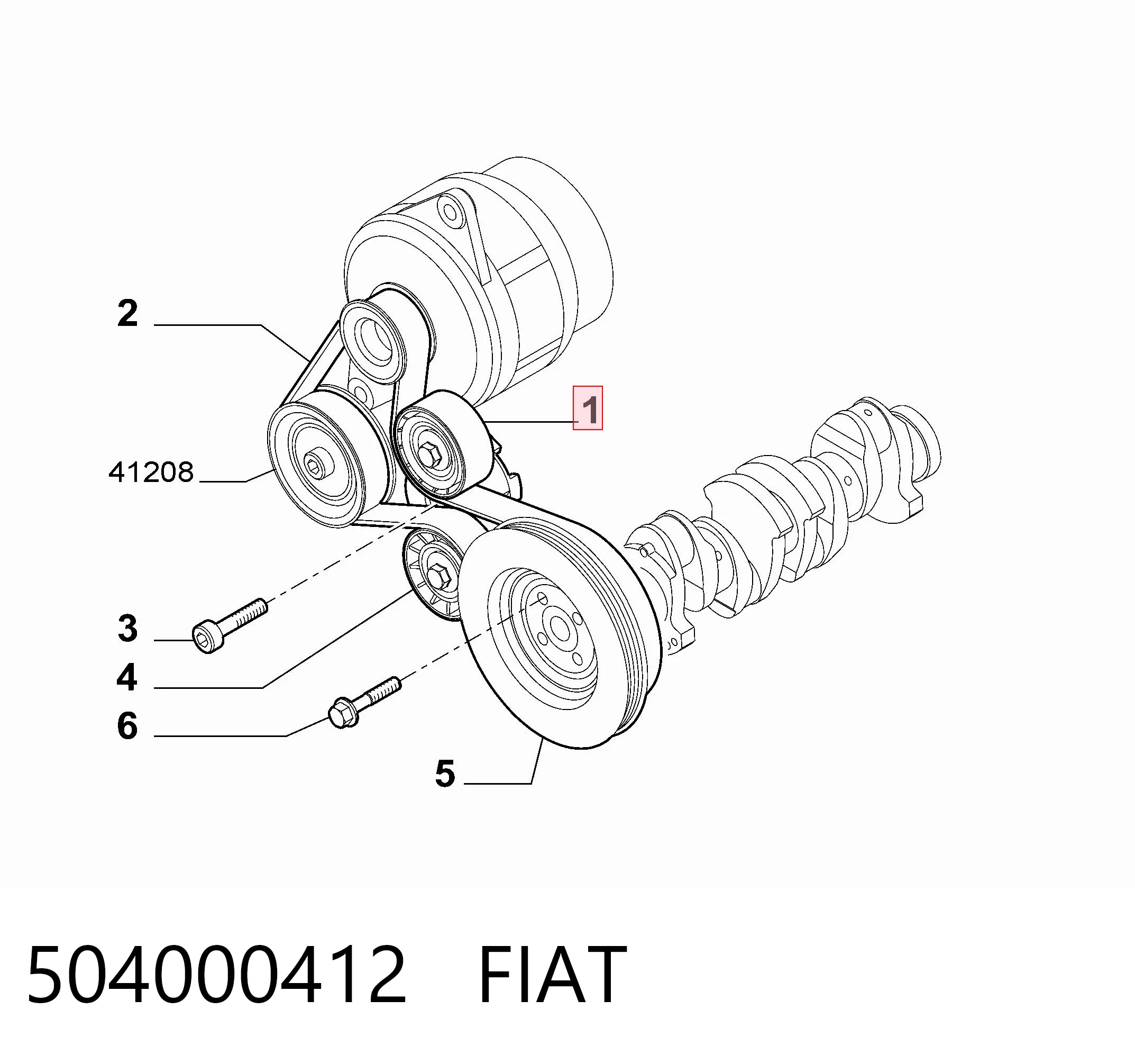 504000412 Fiat/Alfa/Lancia