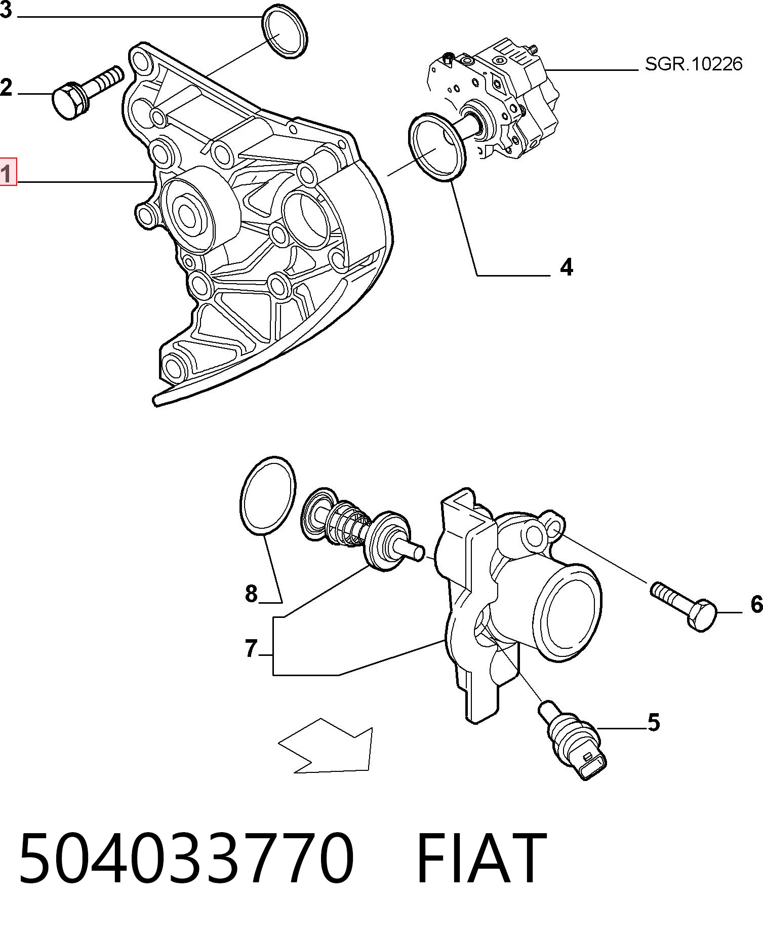 504033770 Fiat/Alfa/Lancia
