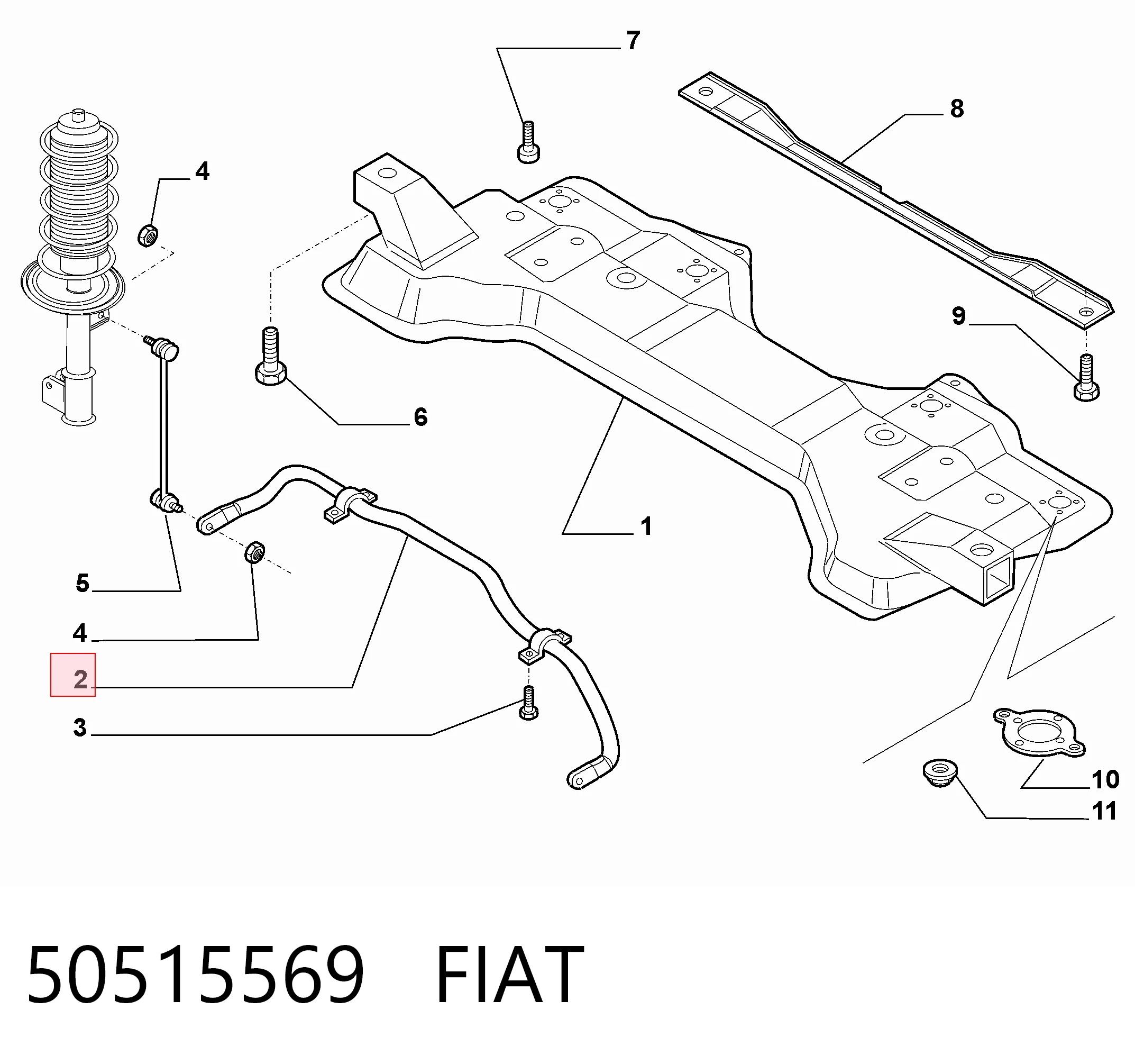 Stabilizator przedni General Motors 55700770 cena, od 68,10 USD