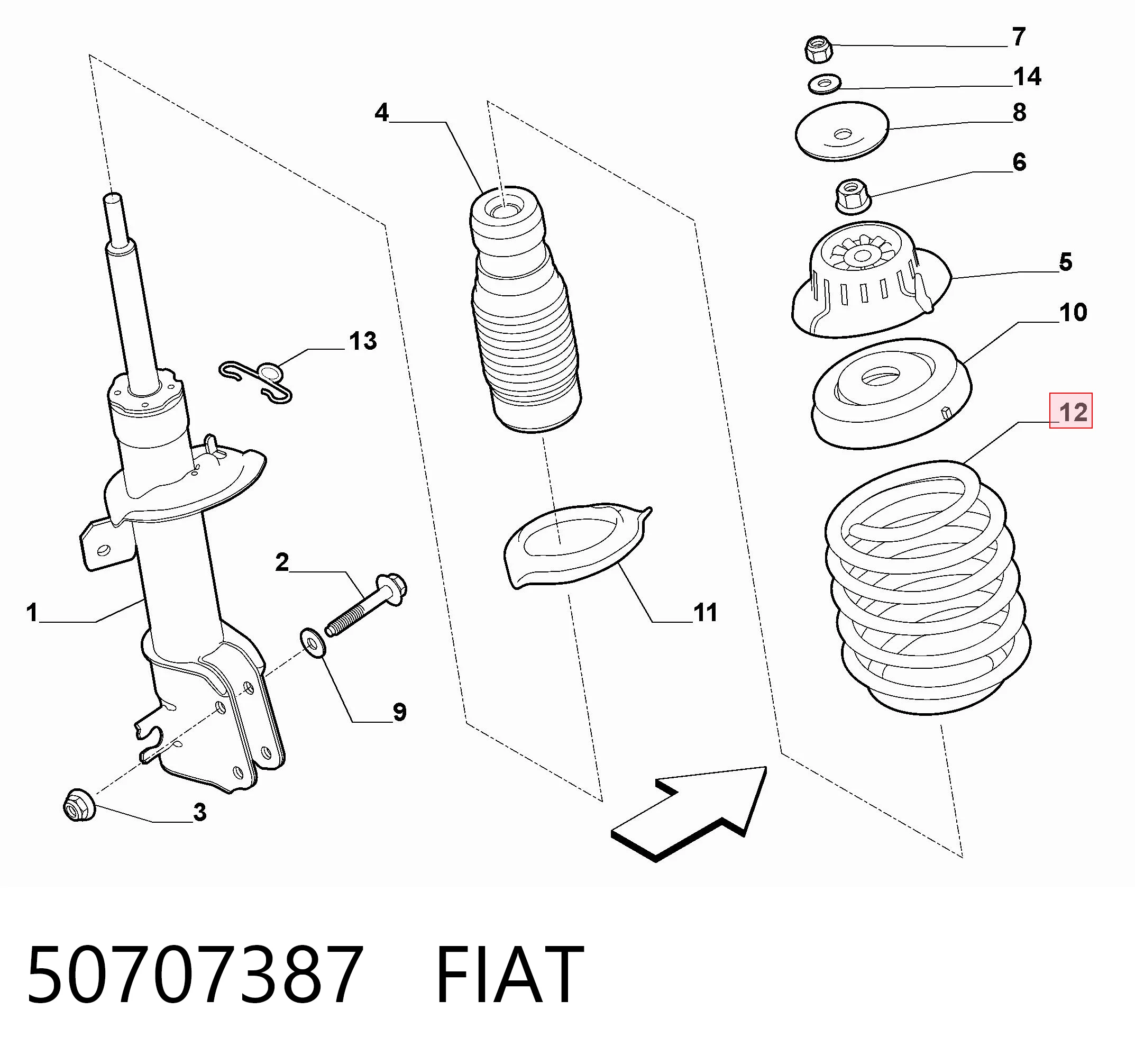 50707387 Fiat/Alfa/Lancia