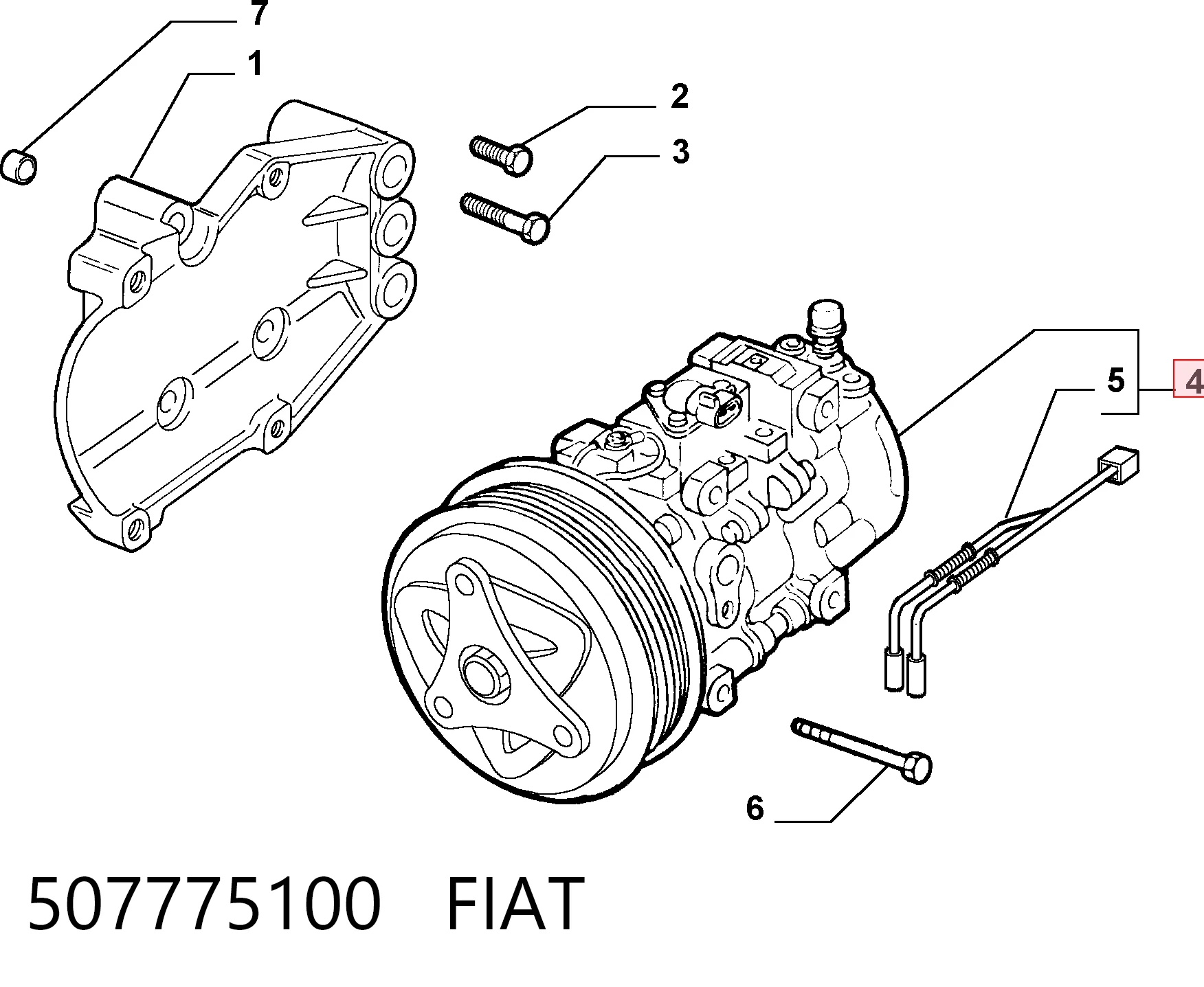 Do koszyka Sprężarka klimatyzacji Alfa Romeo 146  930