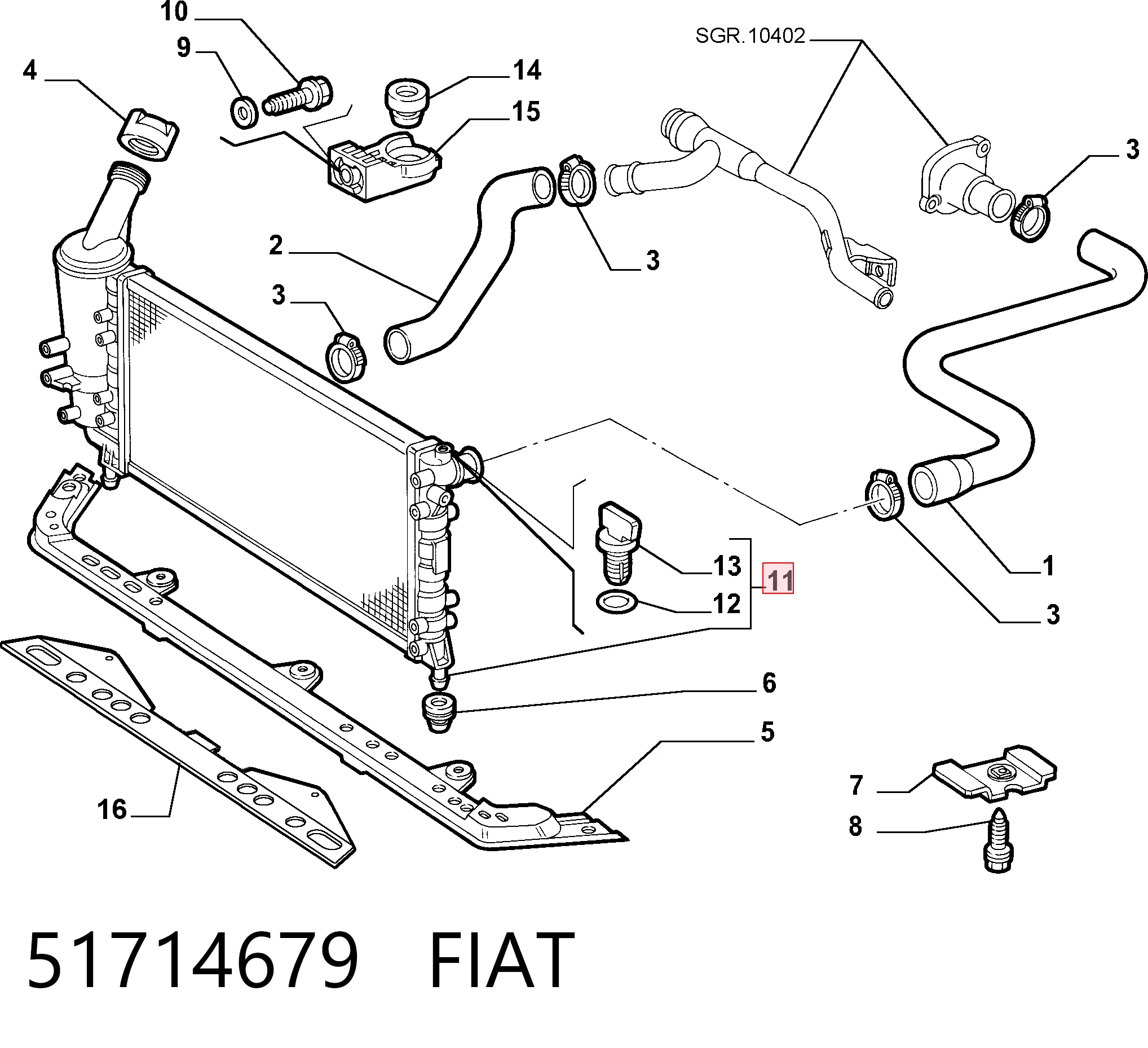 51714679 Fiat/Alfa/Lancia