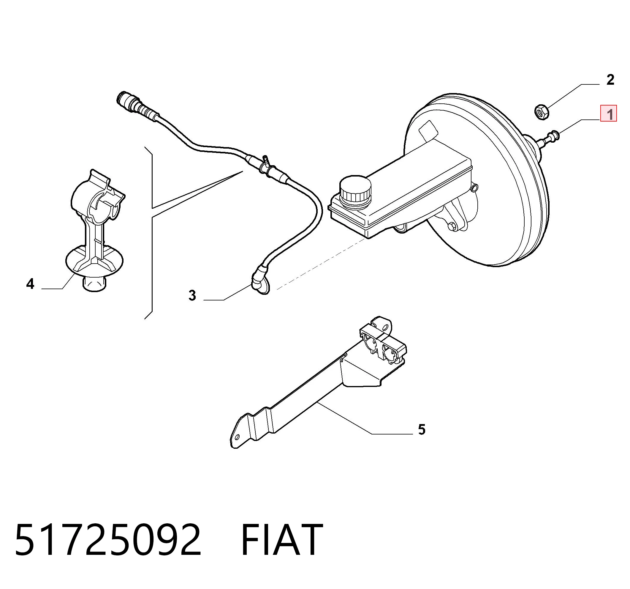 Główny cylinder hamulców Fiat Ducato III awangarda (250) (2006 - 2026) cena, od 94,51 USD