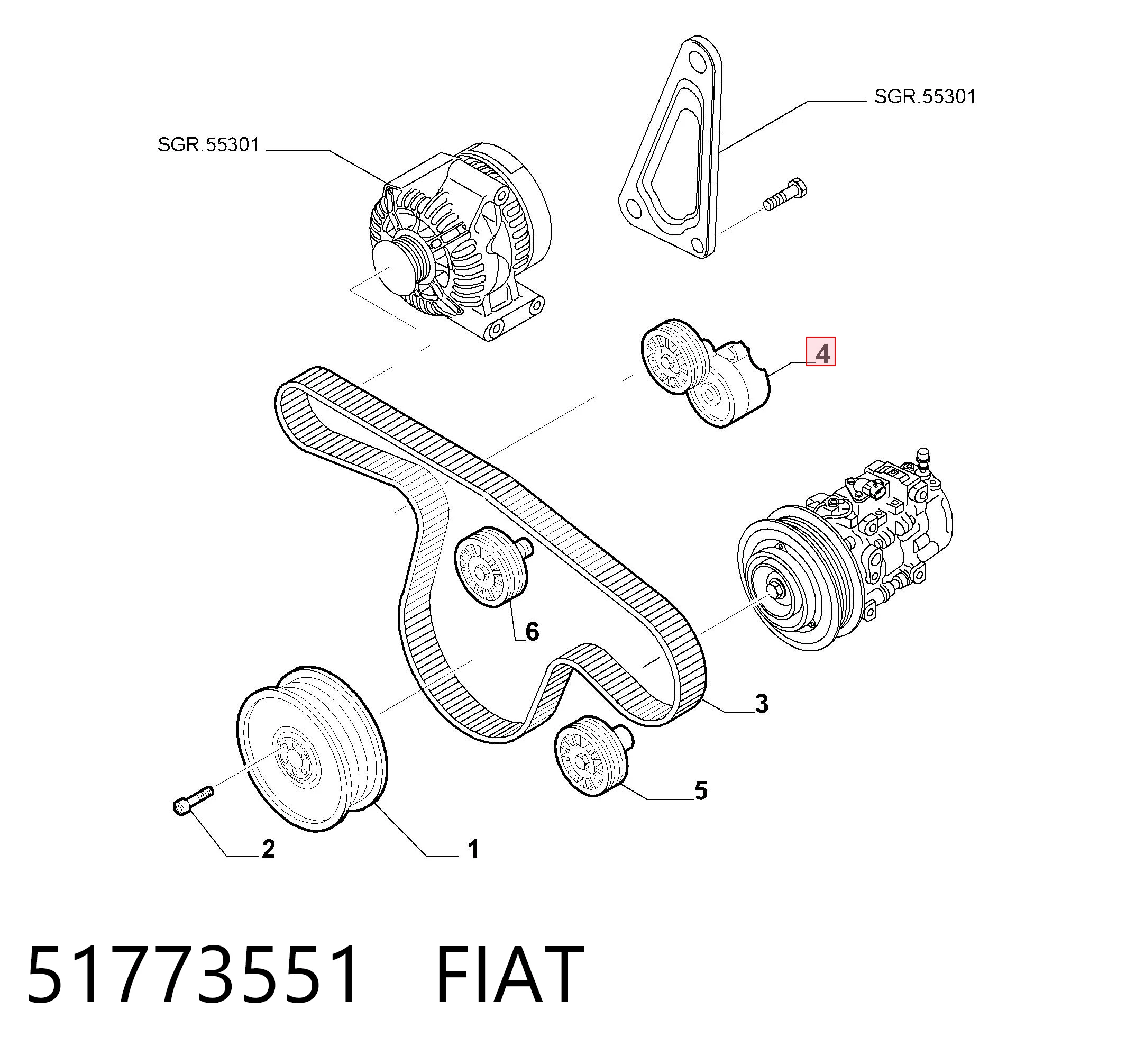51773551 Fiat/Alfa/Lancia