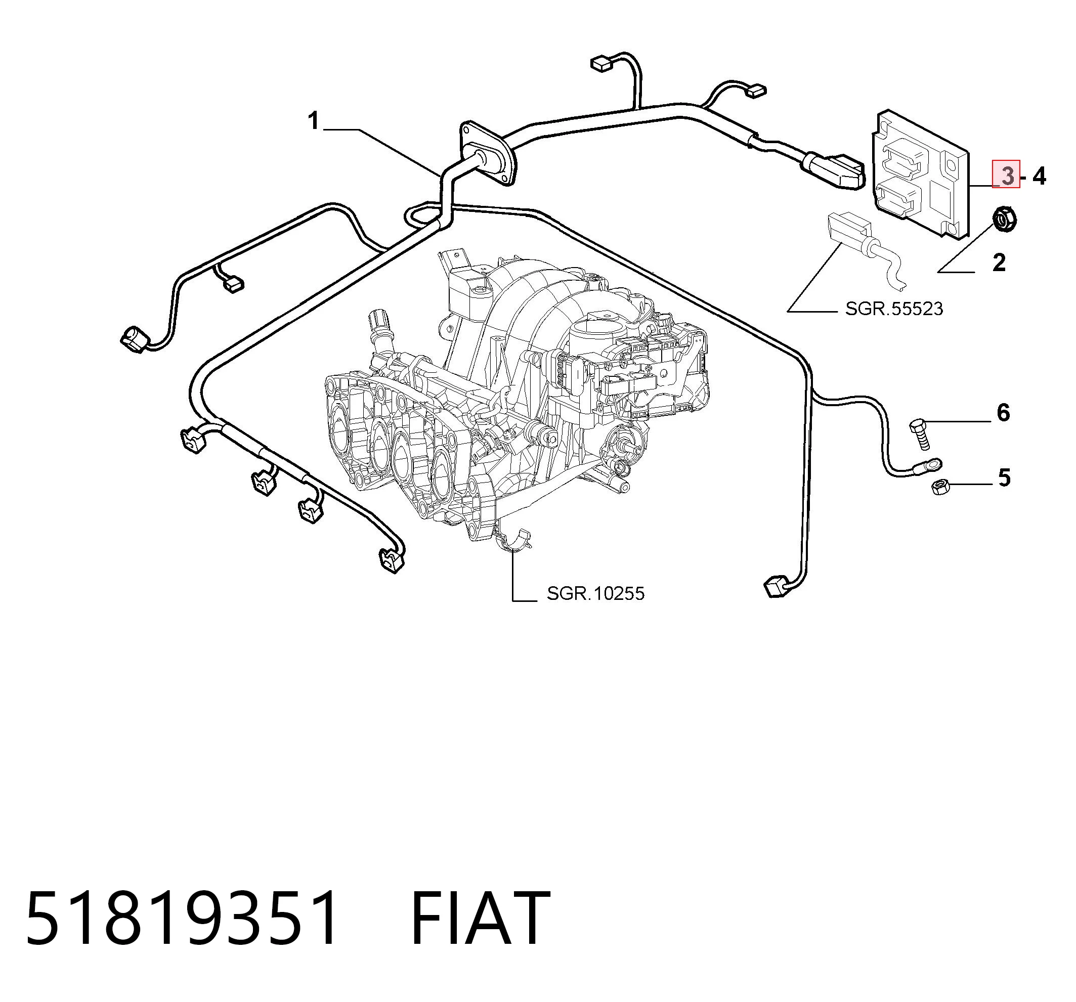 Sterownik silnika do Fiat Punto GRAND 199