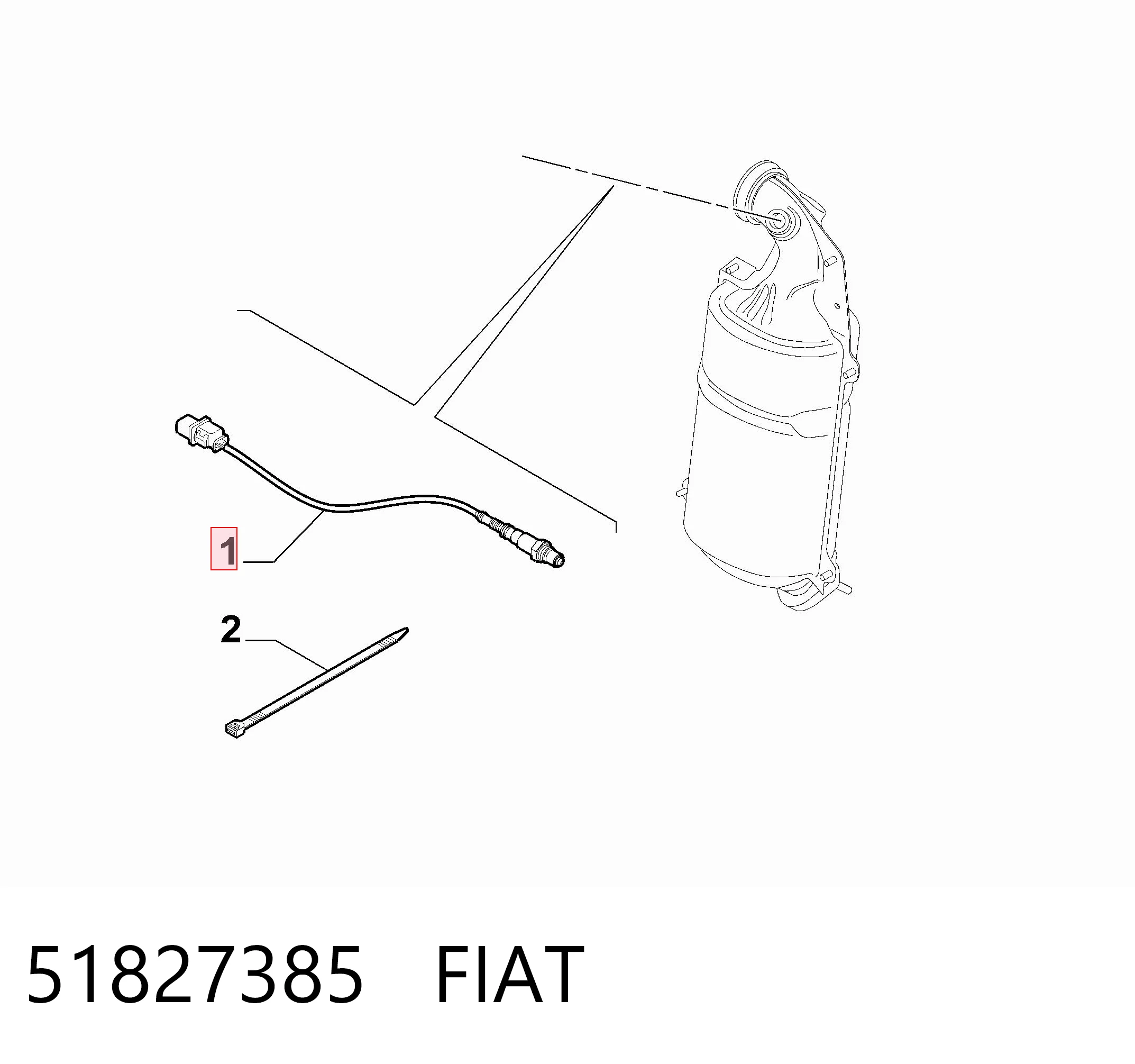 Do koszyka Sonda lambda, czujnik tlenu Opel Vivaro A F7