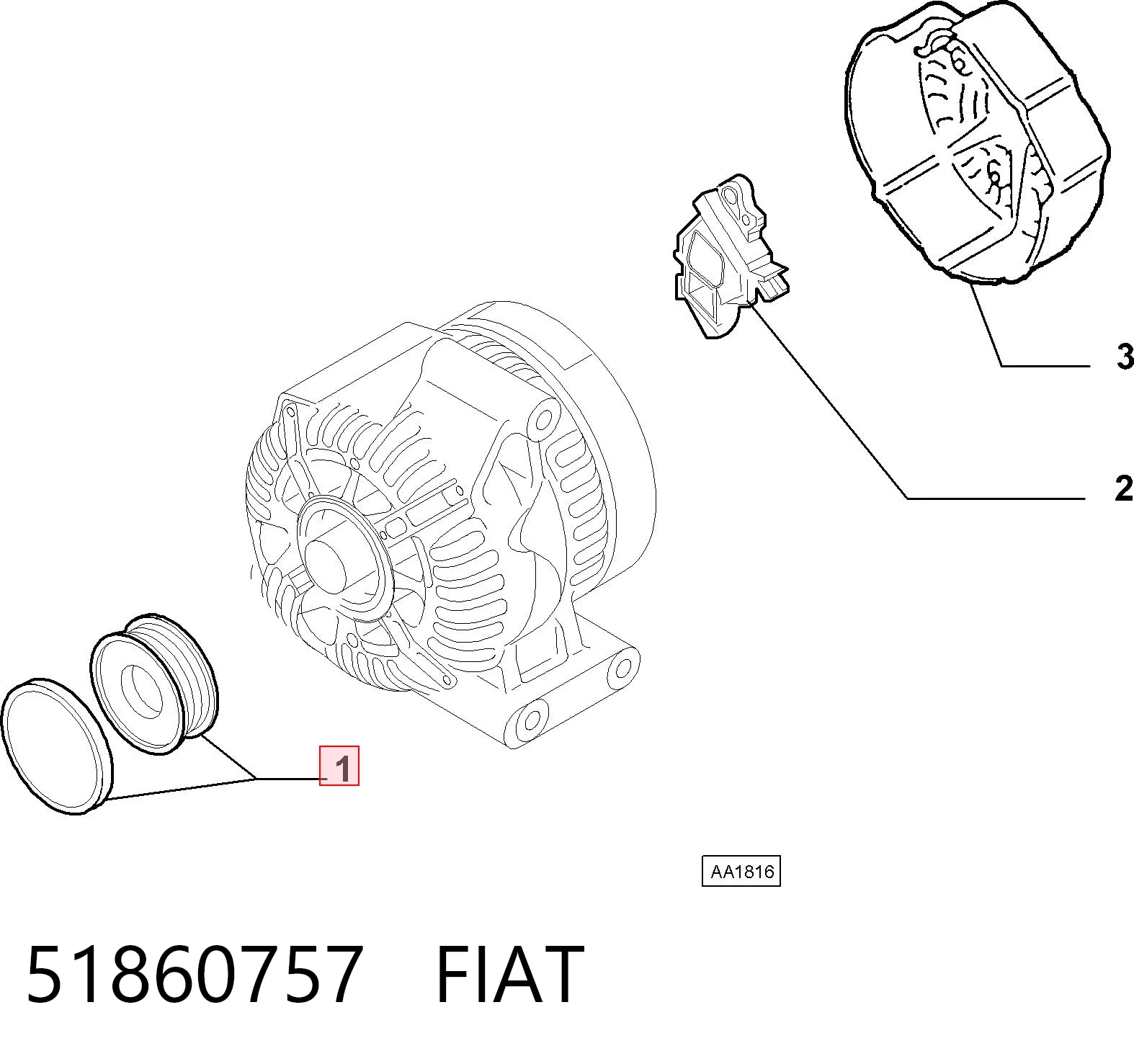 51860757 Fiat/Alfa/Lancia