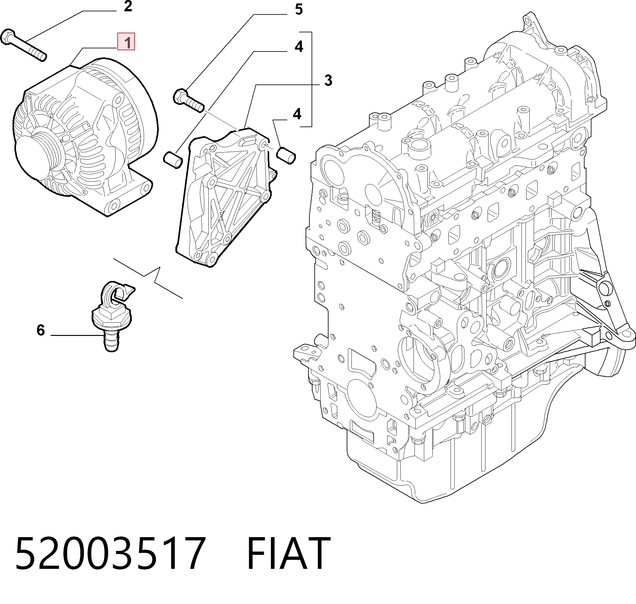 52003517 Fiat/Alfa/Lancia