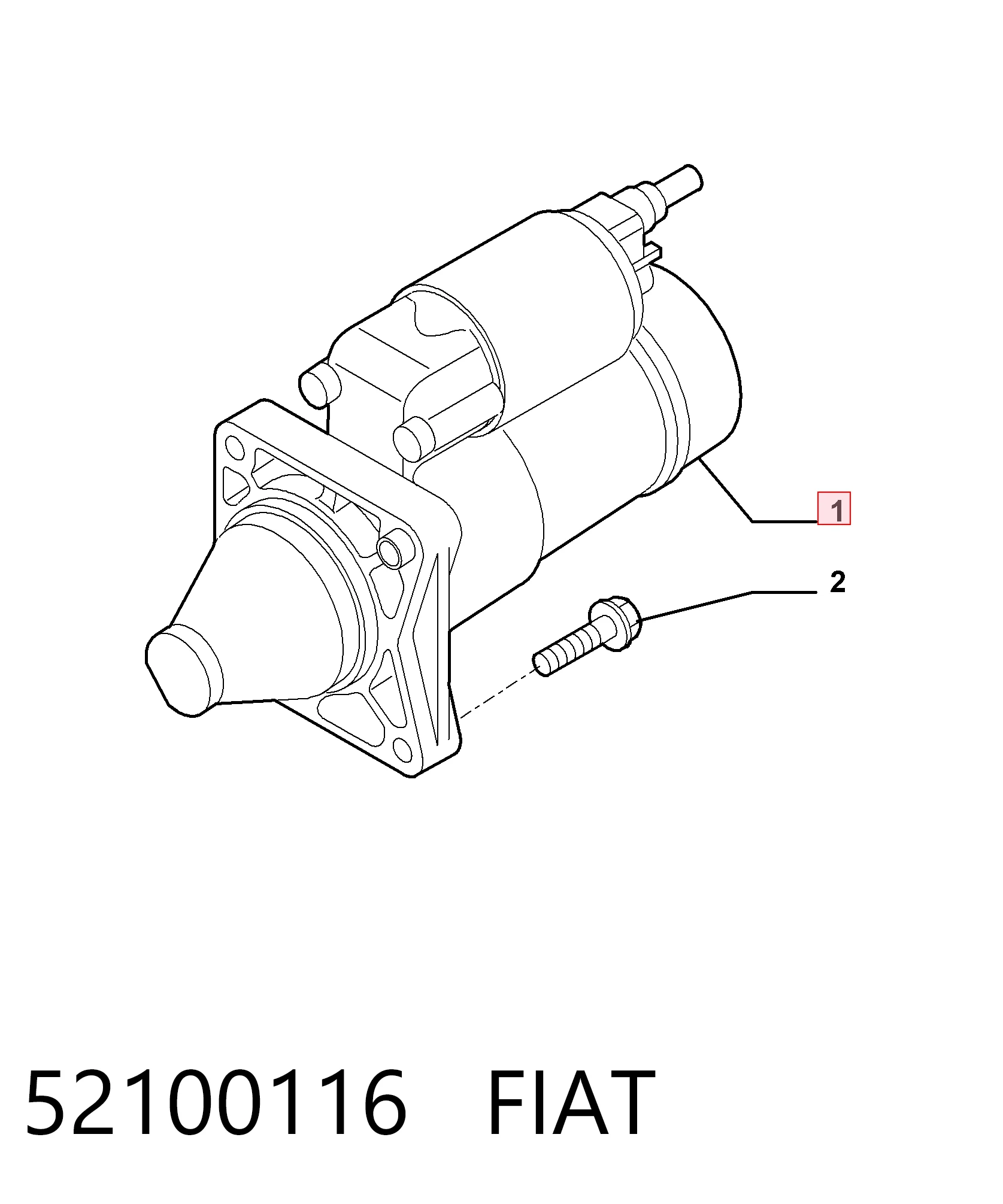52100116 Fiat/Alfa/Lancia