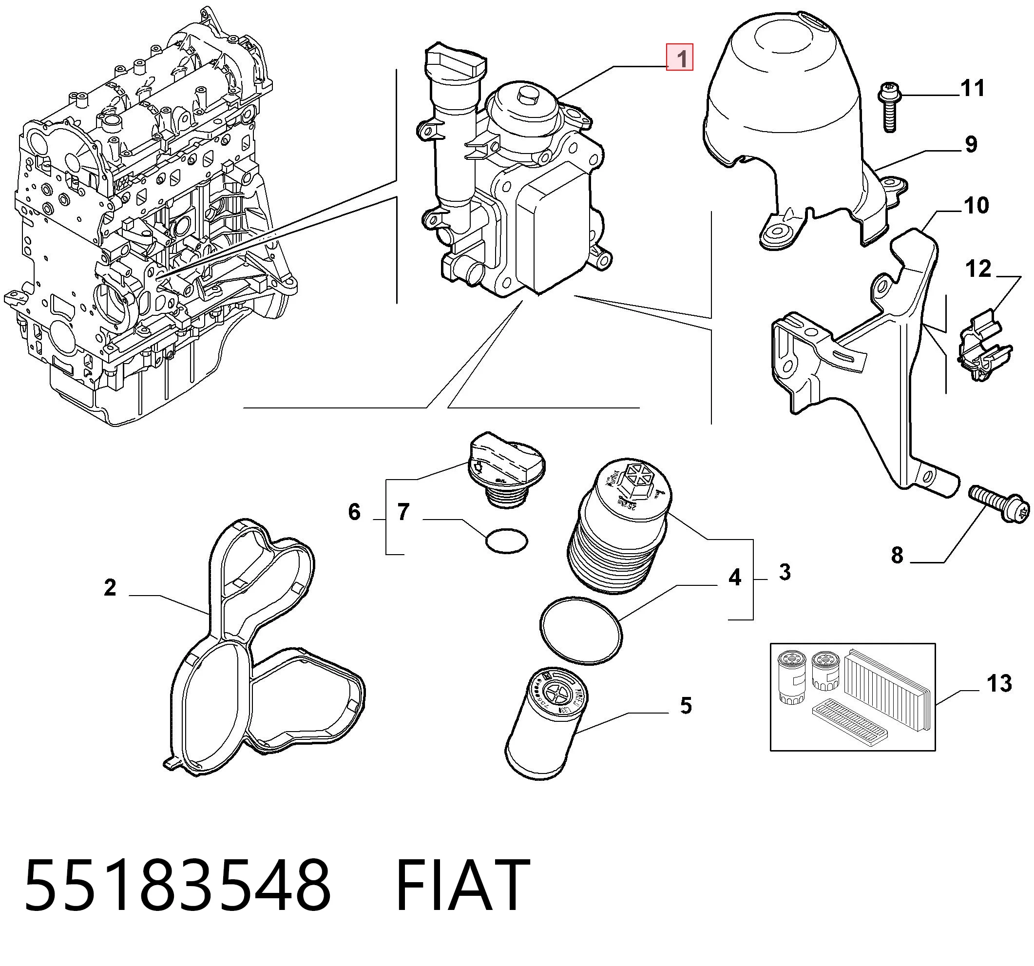 55183548 Fiat/Alfa/Lancia
