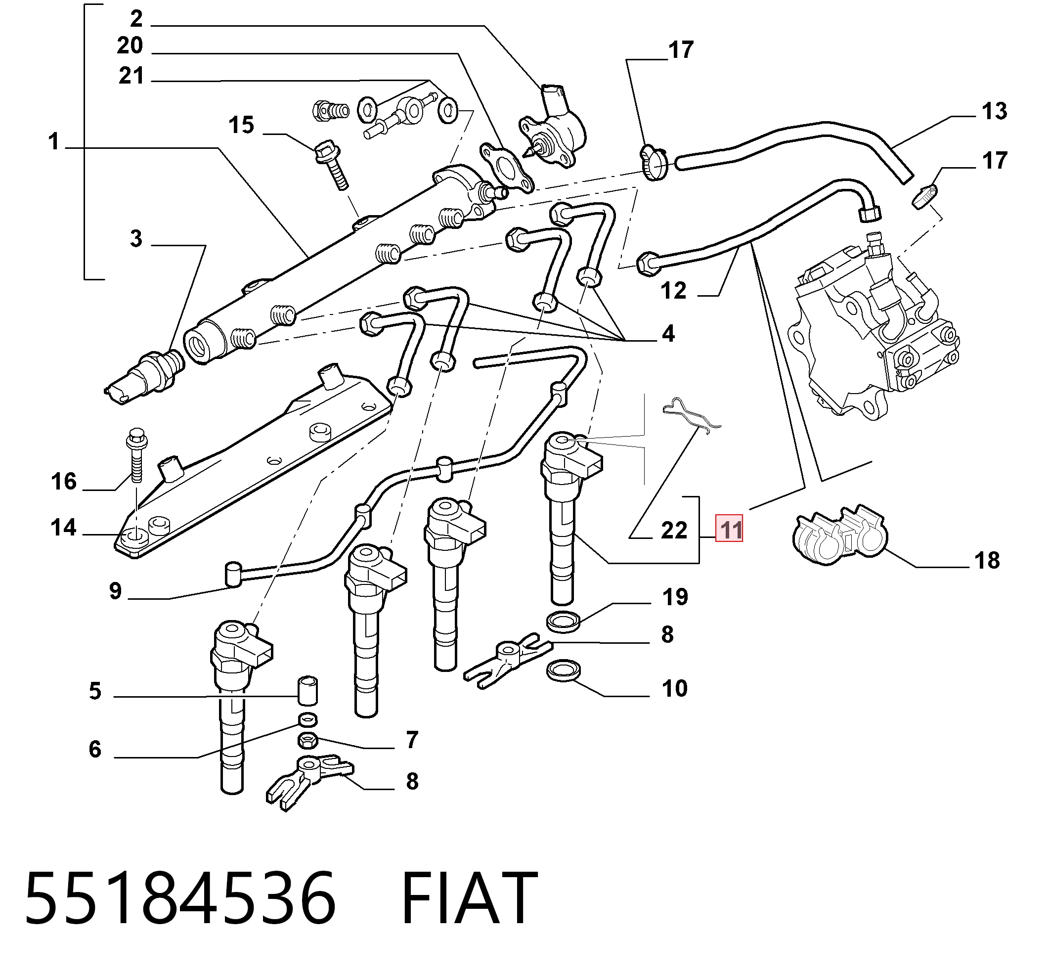Wtryskiwacz paliwa 93169113 Peugeot/Citroen