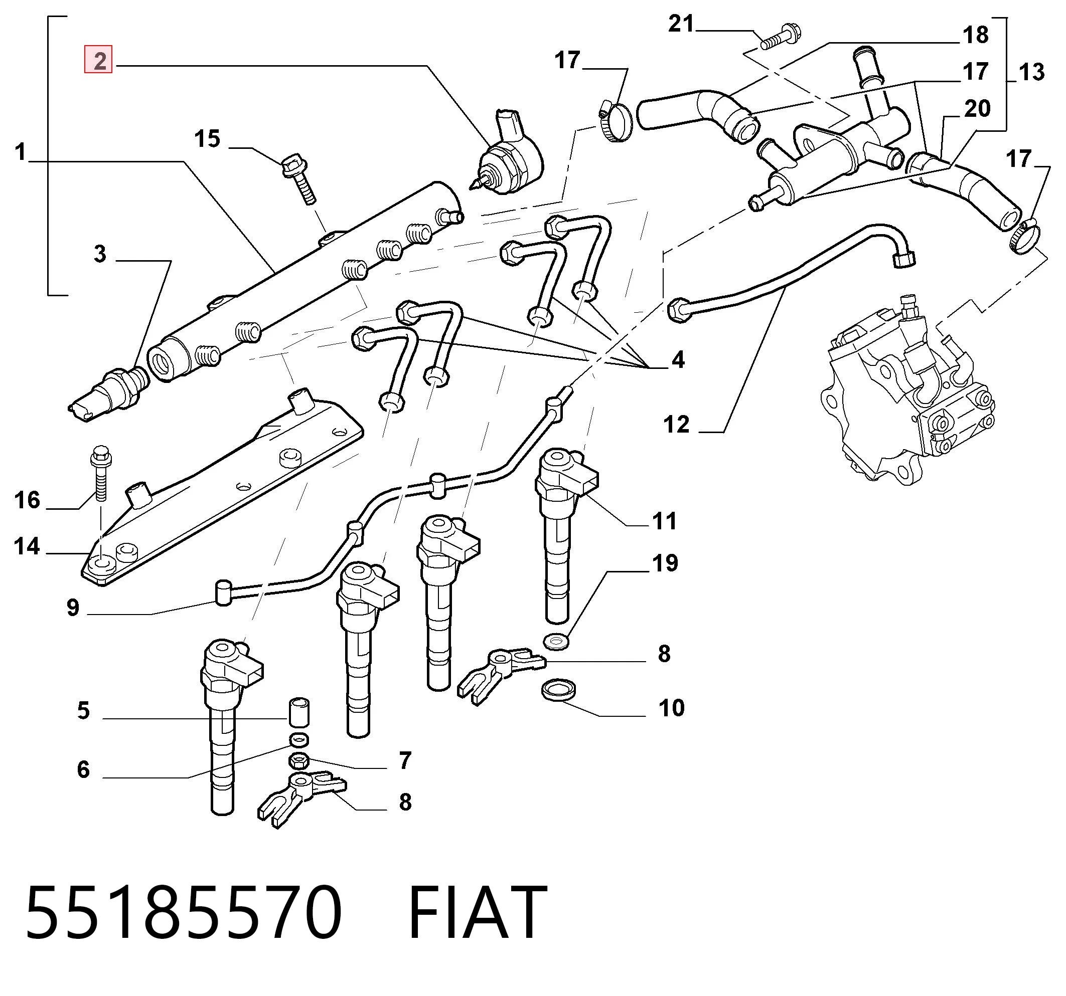 Regulator ciśnienia paliwa w listwie paliwowej Hyundai Grandeur 