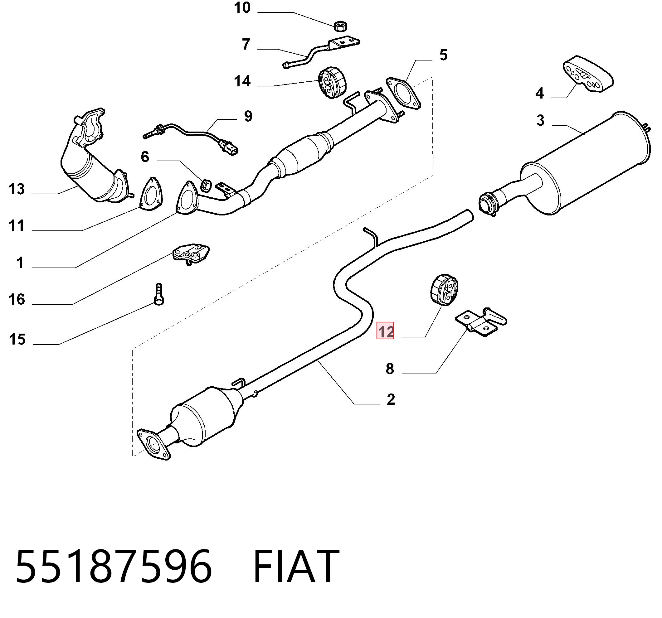 55187596 Fiat/Alfa/Lancia