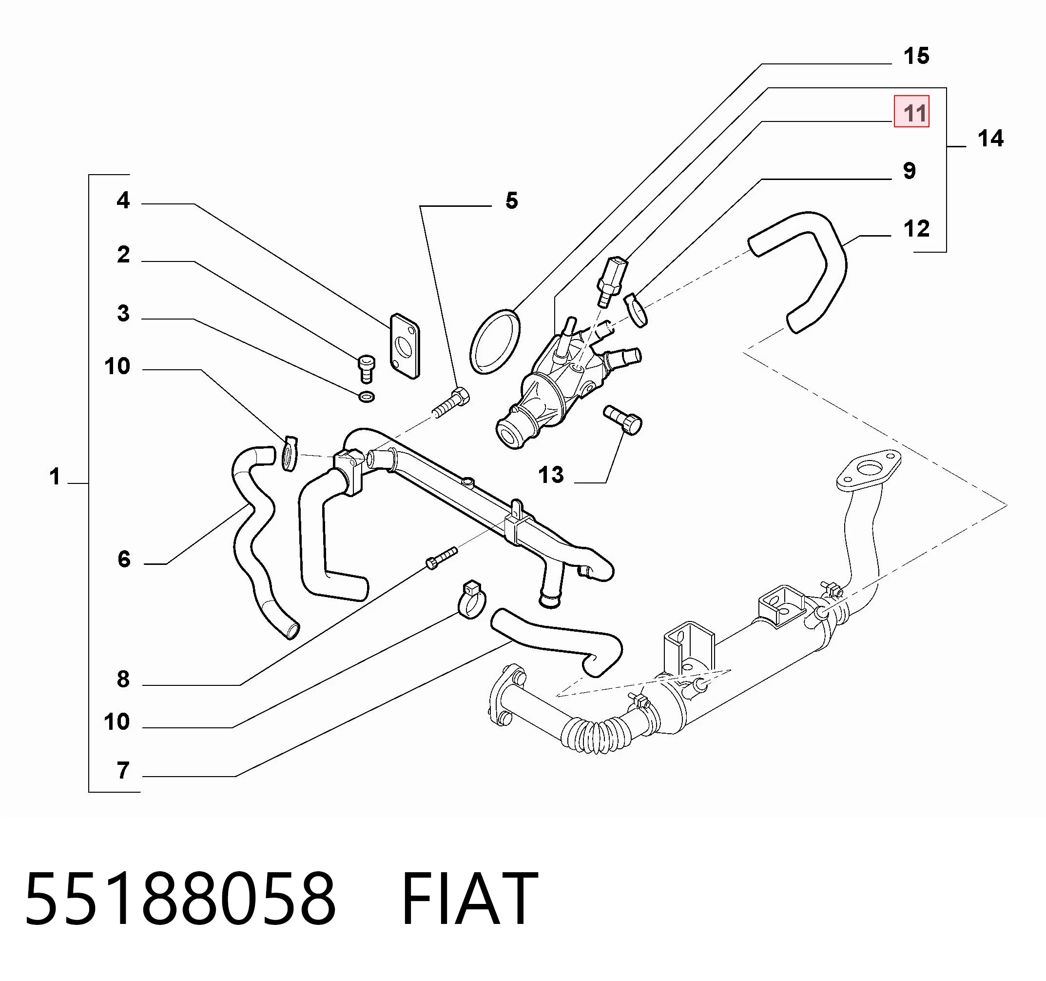 55188058 Fiat/Alfa/Lancia