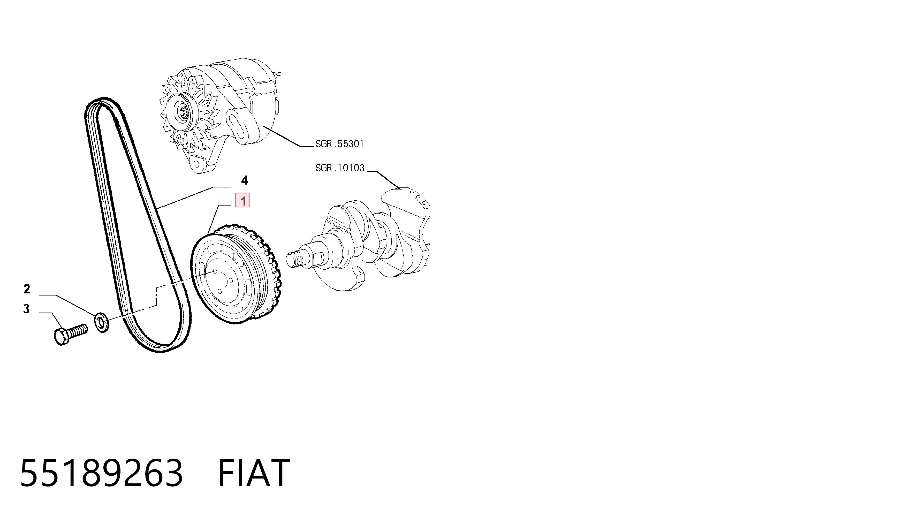 55189263 Fiat/Alfa/Lancia