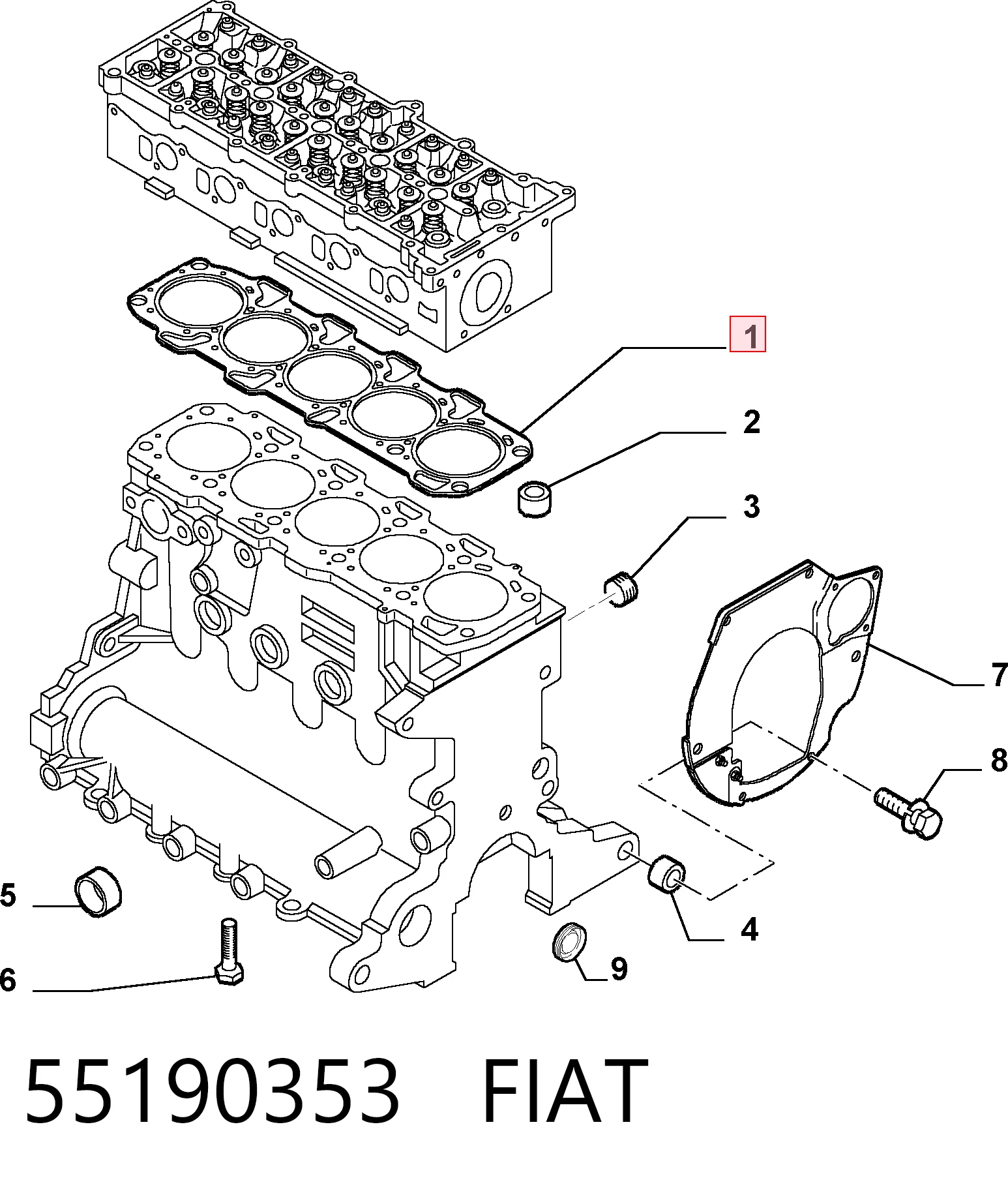55190353 Fiat/Alfa/Lancia
