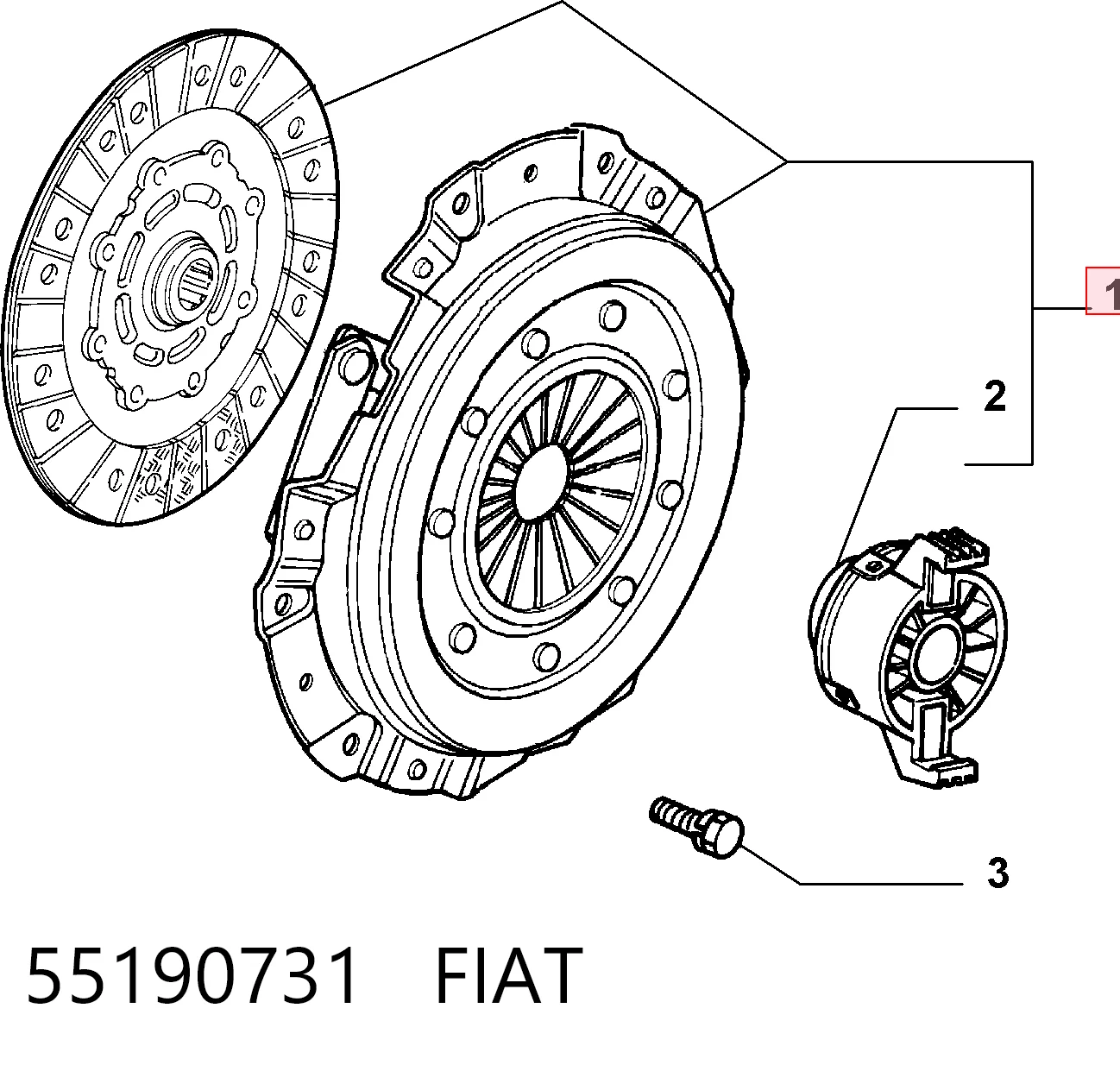 55190731 Fiat/Alfa/Lancia