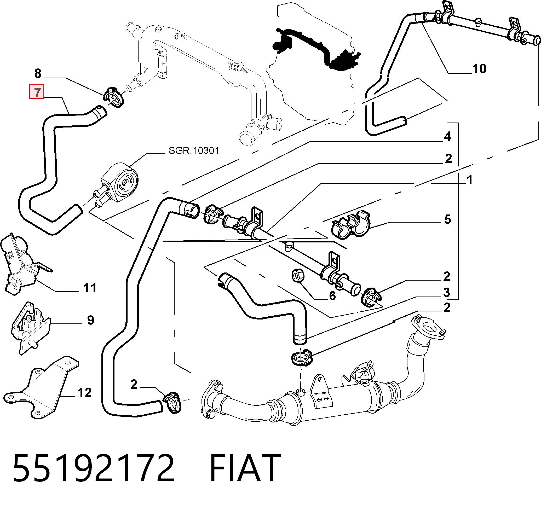 55192172 Fiat/Alfa/Lancia