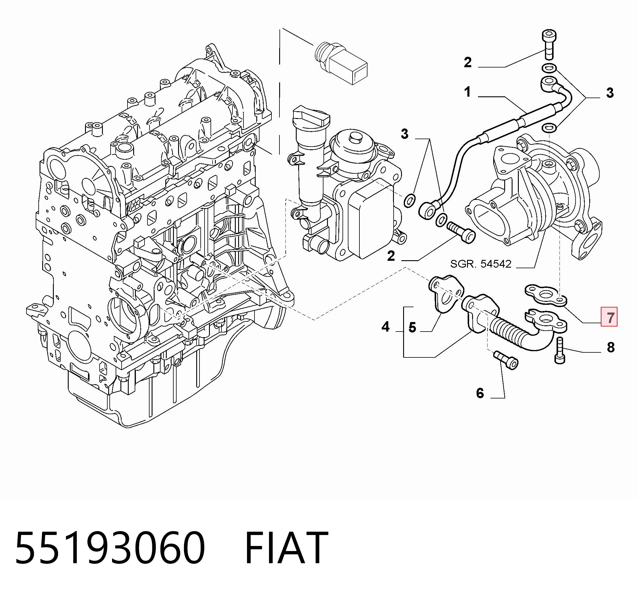 55193060 Fiat/Alfa/Lancia