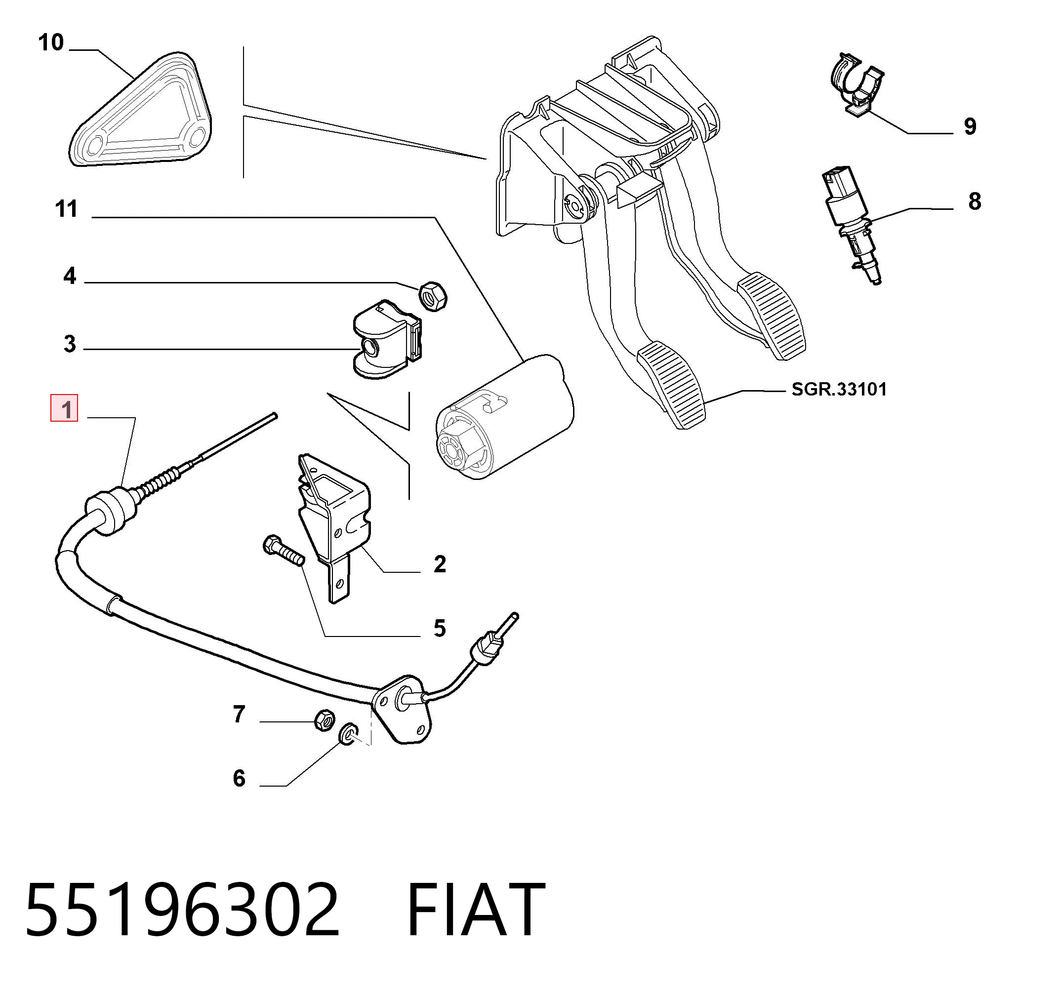 55196302 Fiat/Alfa/Lancia