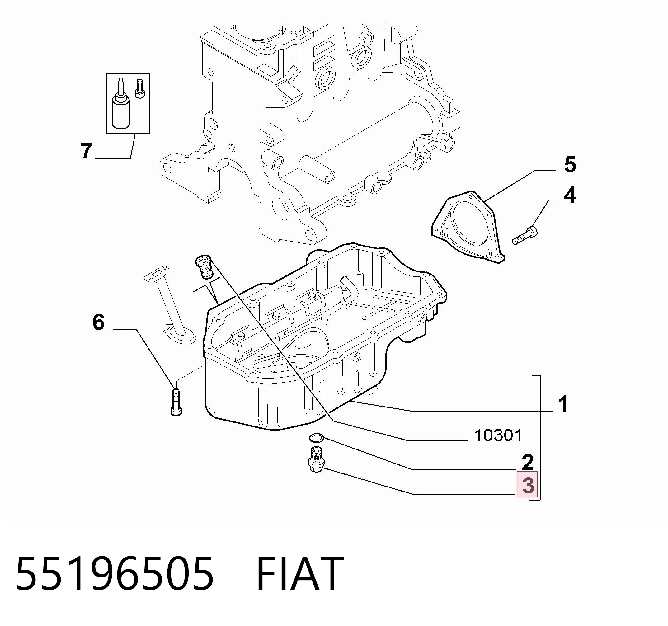 55196505 Fiat/Alfa/Lancia