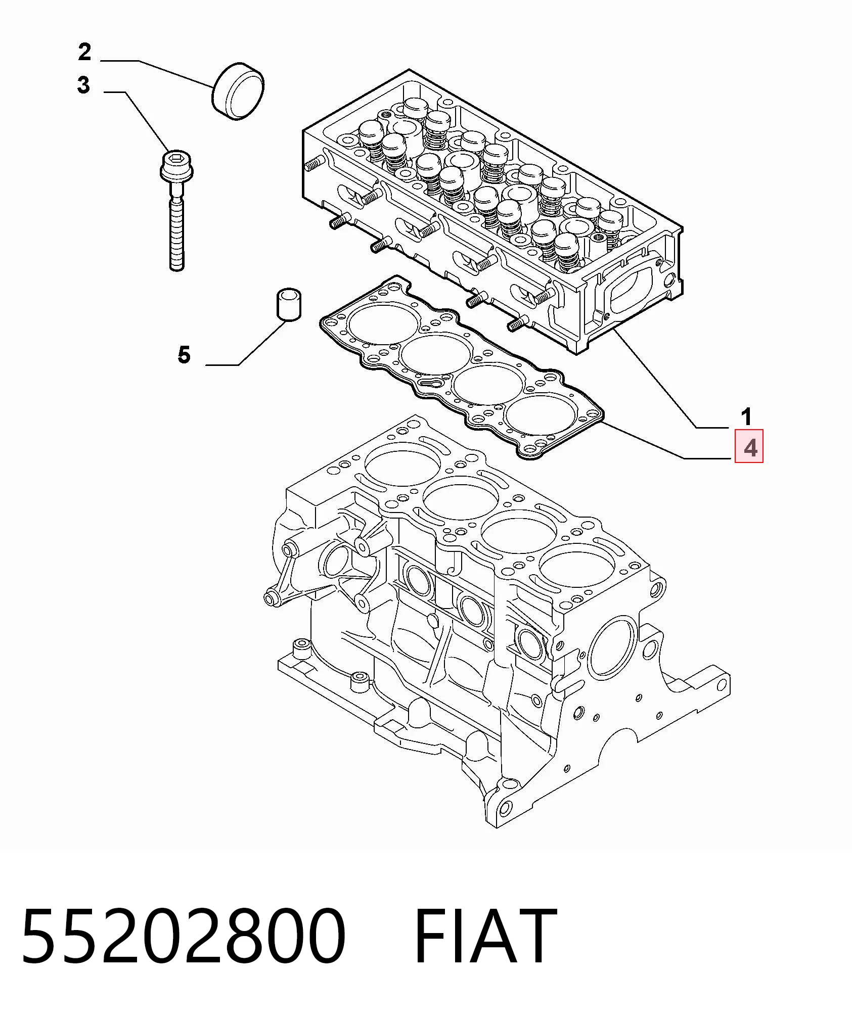 55202800 Fiat/Alfa/Lancia