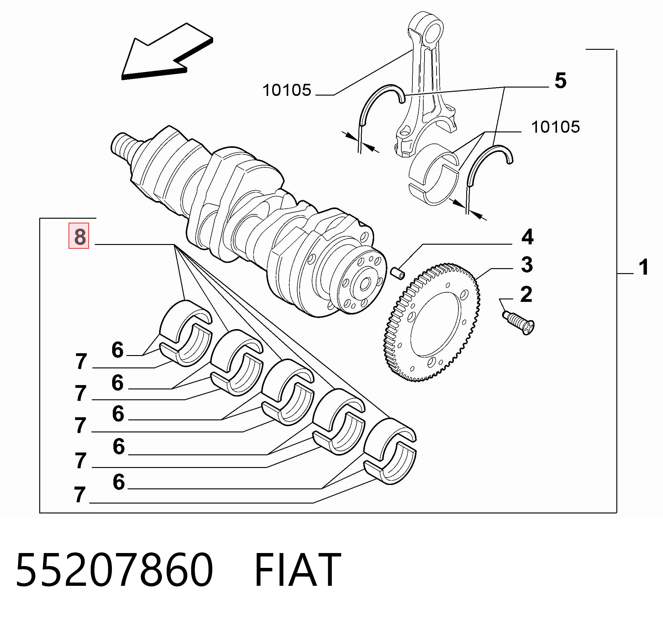 55207860 Fiat/Alfa/Lancia