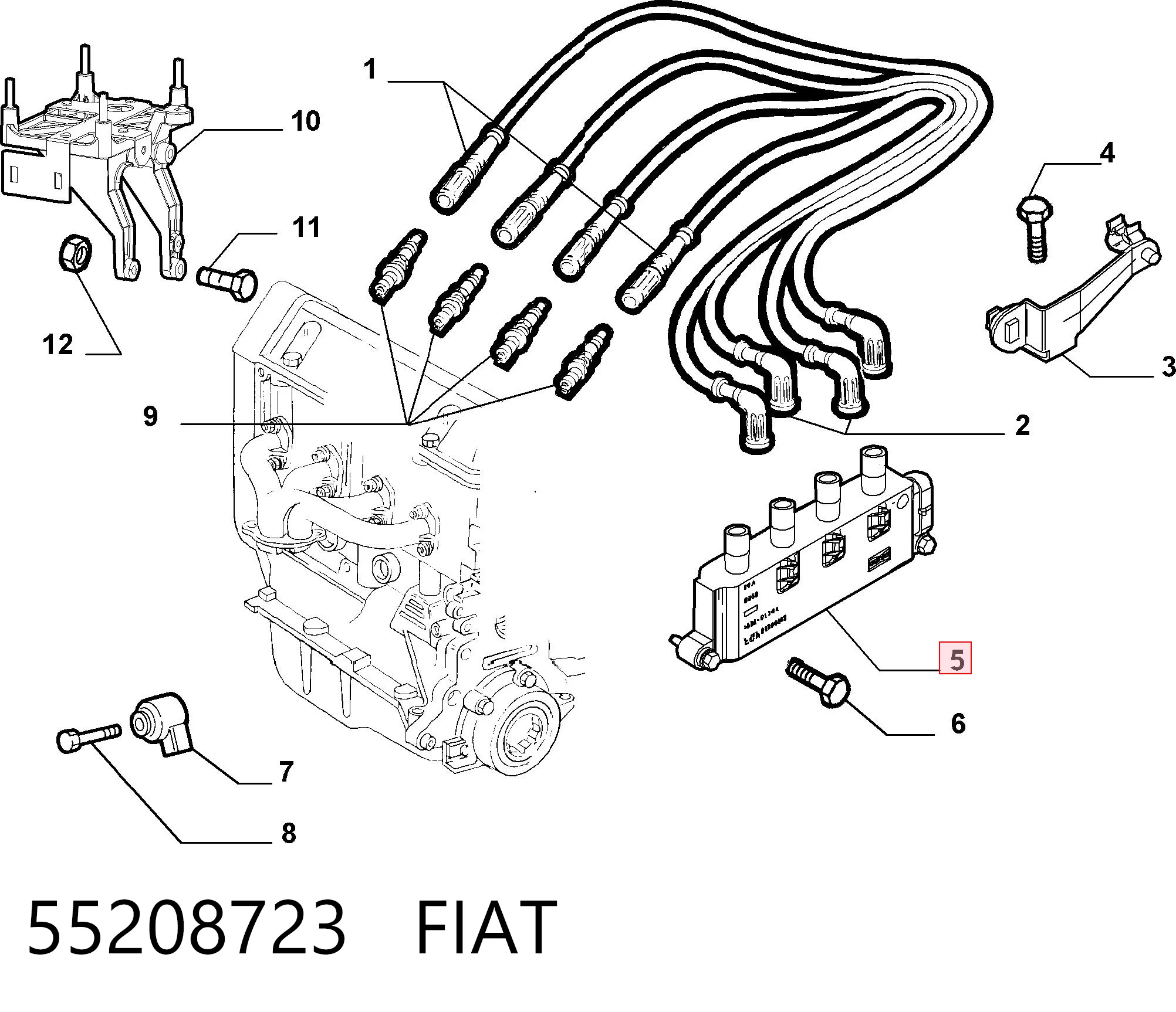 55208723 Fiat/Alfa/Lancia Cewka zapłonowa
