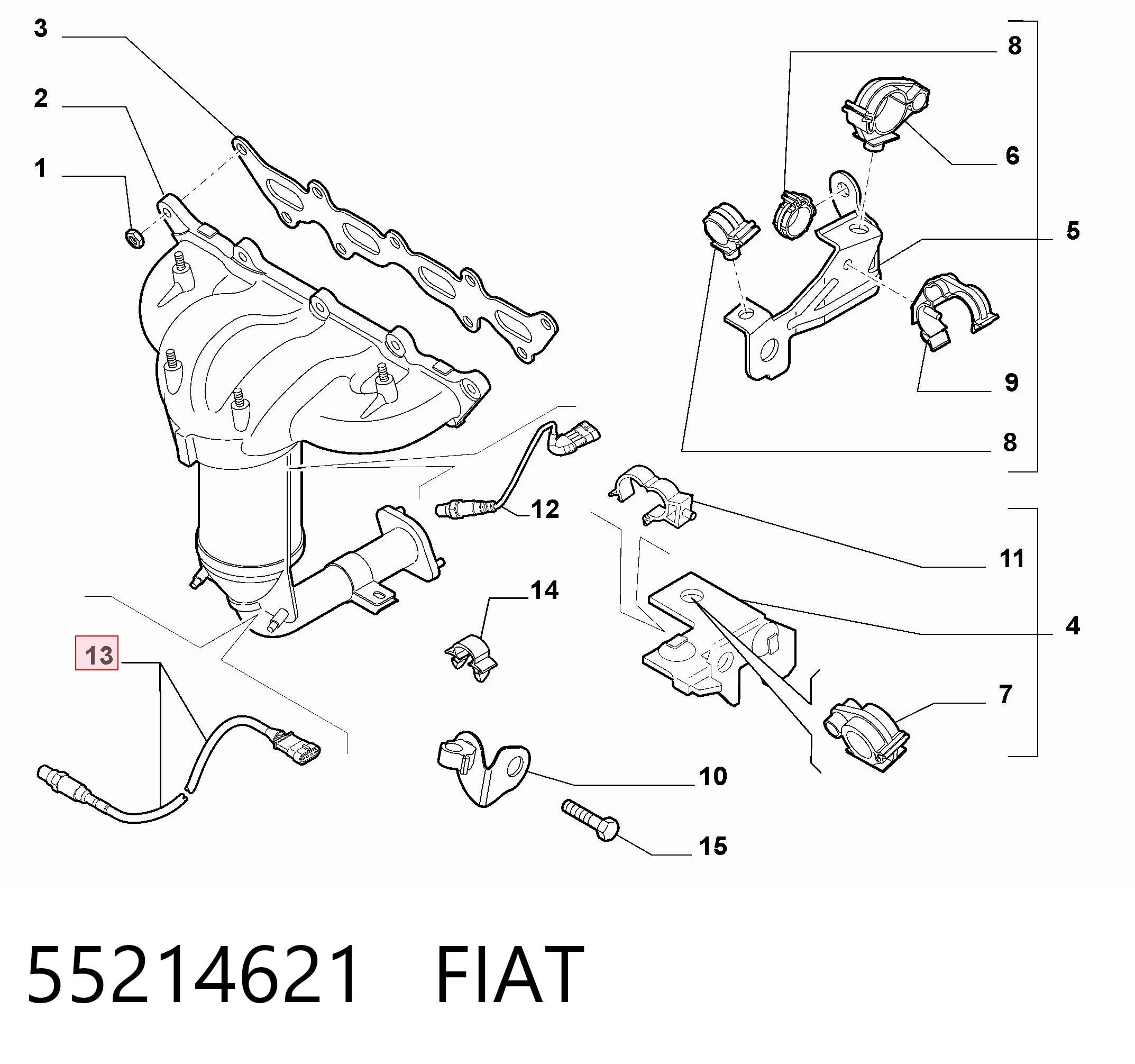 55214621 Fiat/Alfa/Lancia