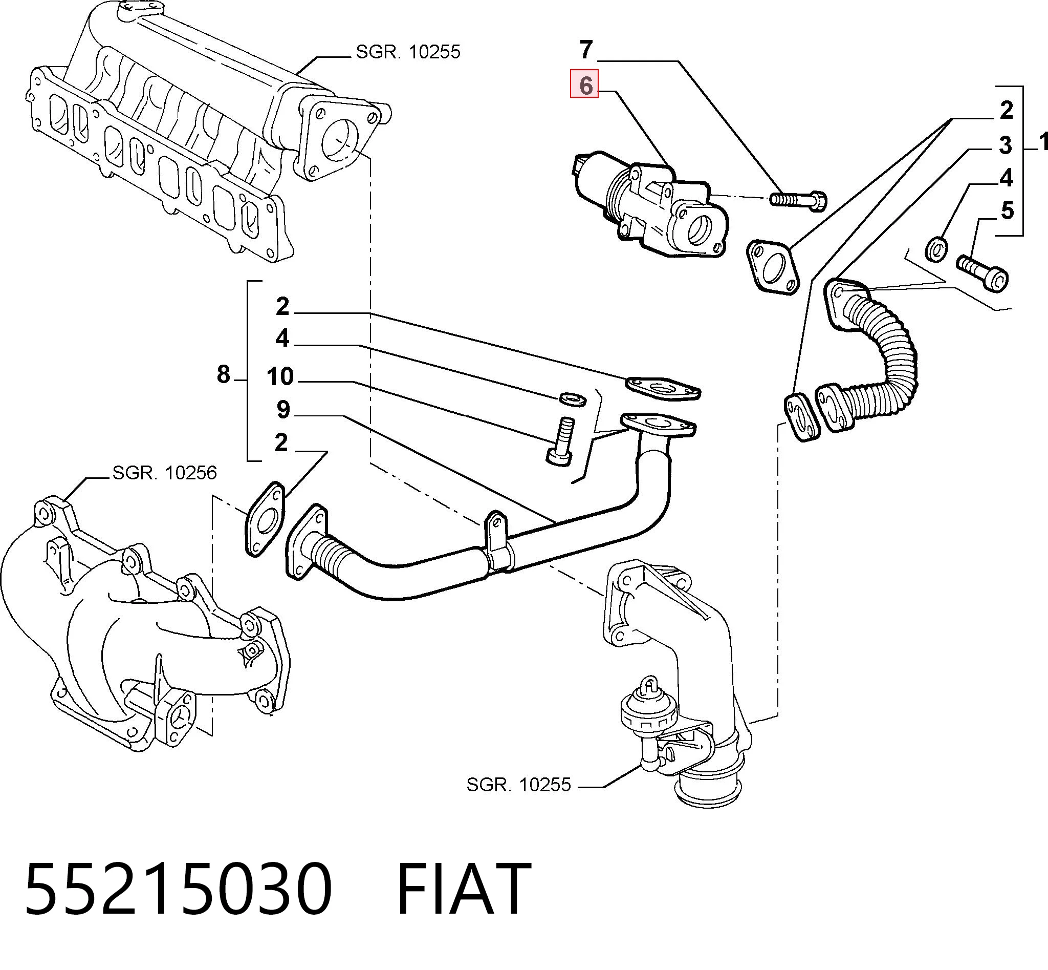 55215030 Fiat/Alfa/Lancia