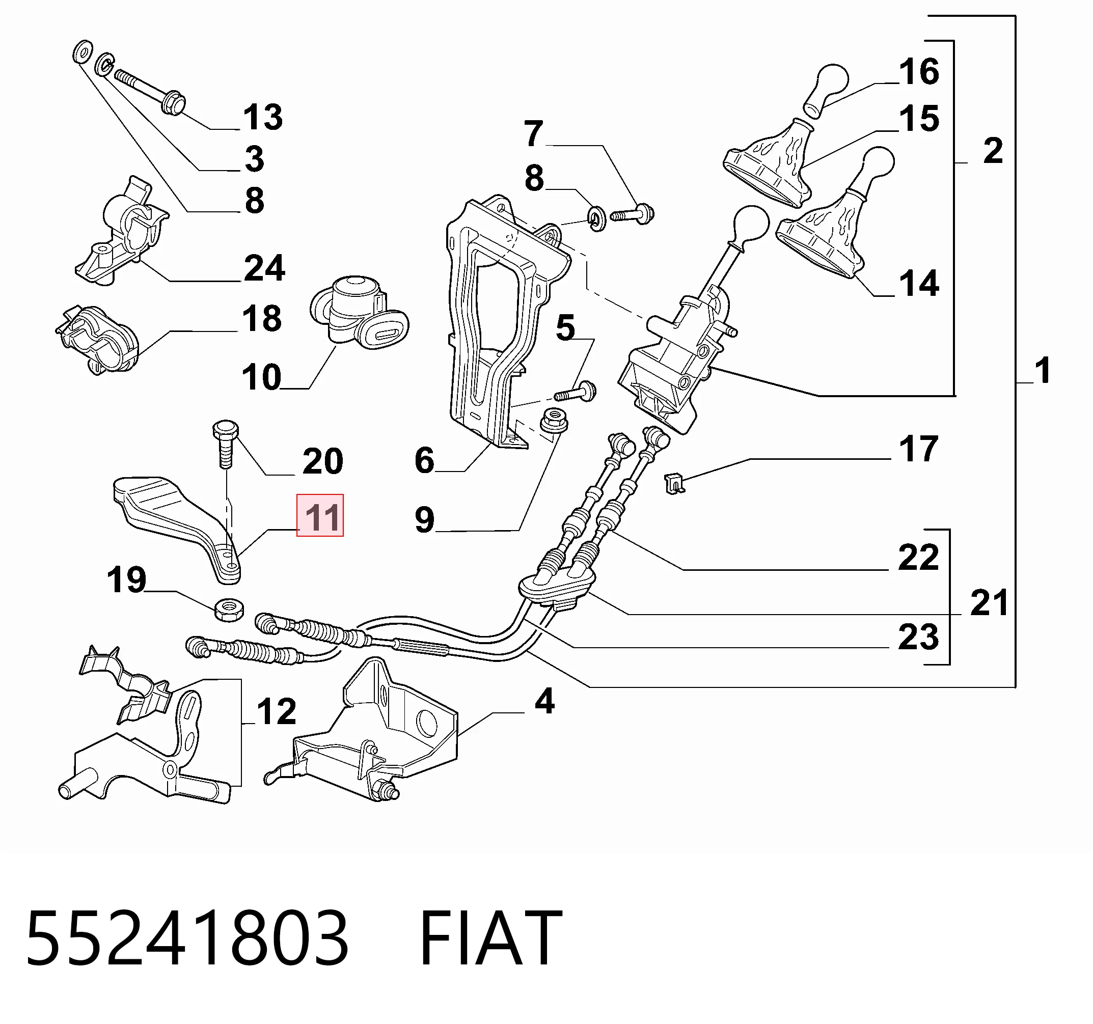Mechaniczna skrzynia biegów w komplecie Fiat Doblo II awangarda (263) (2010 - 2022) cena, od 626,82 USD