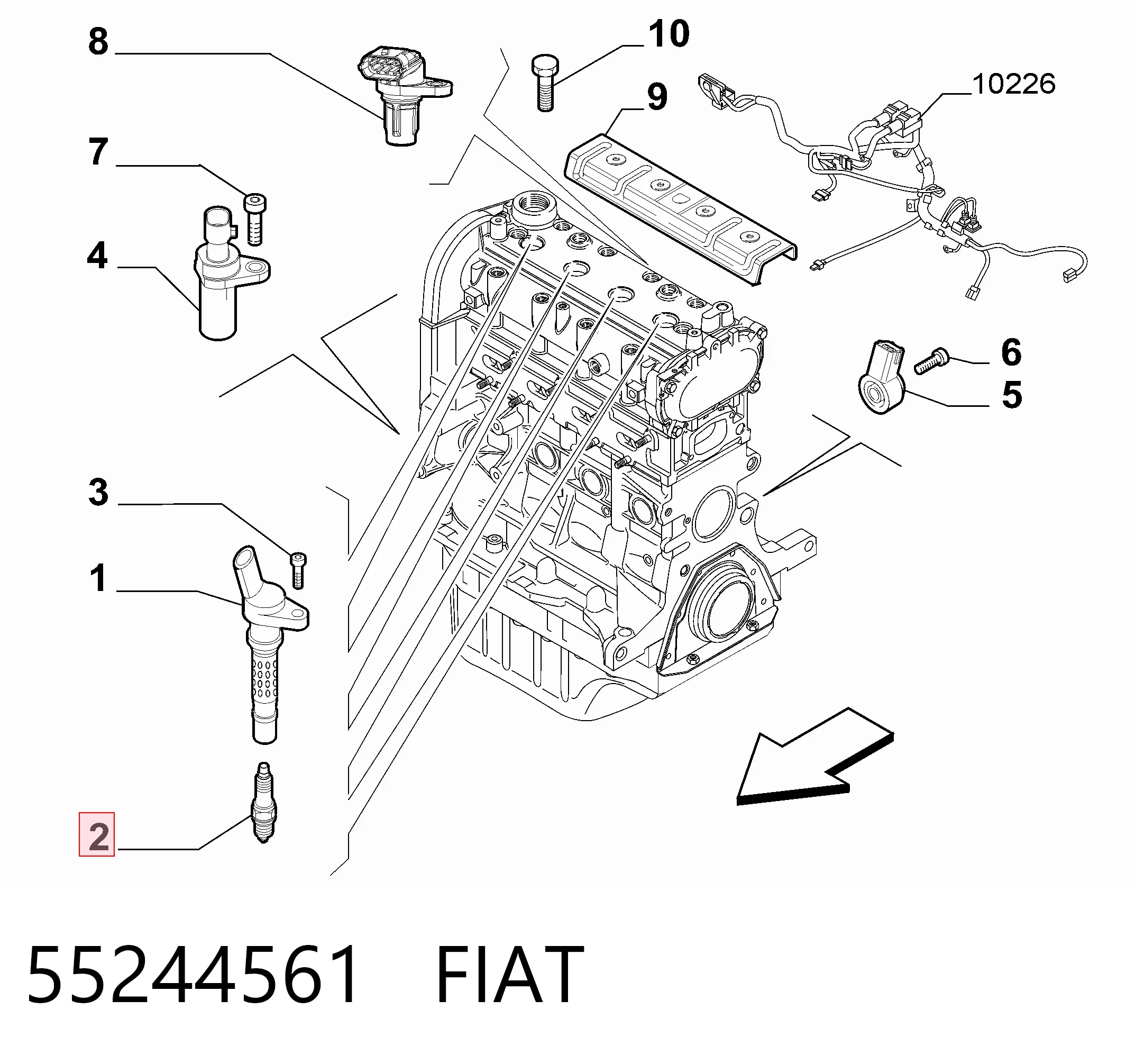 55244561 Fiat/Alfa/Lancia