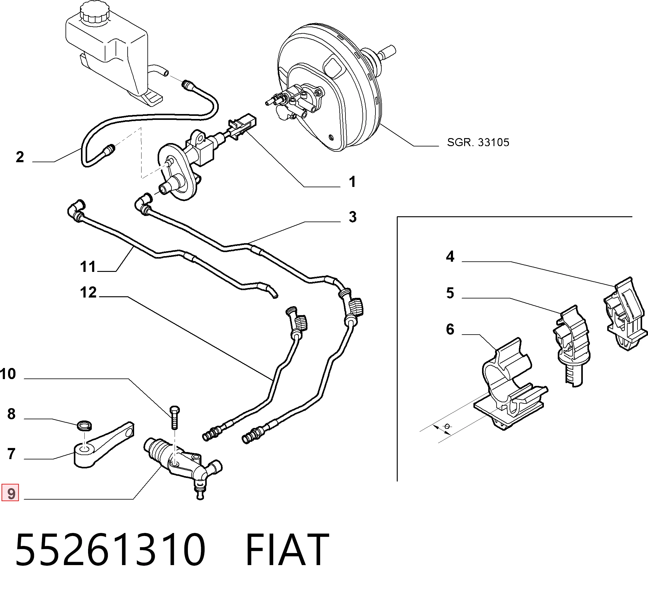 55261310 Fiat/Alfa/Lancia