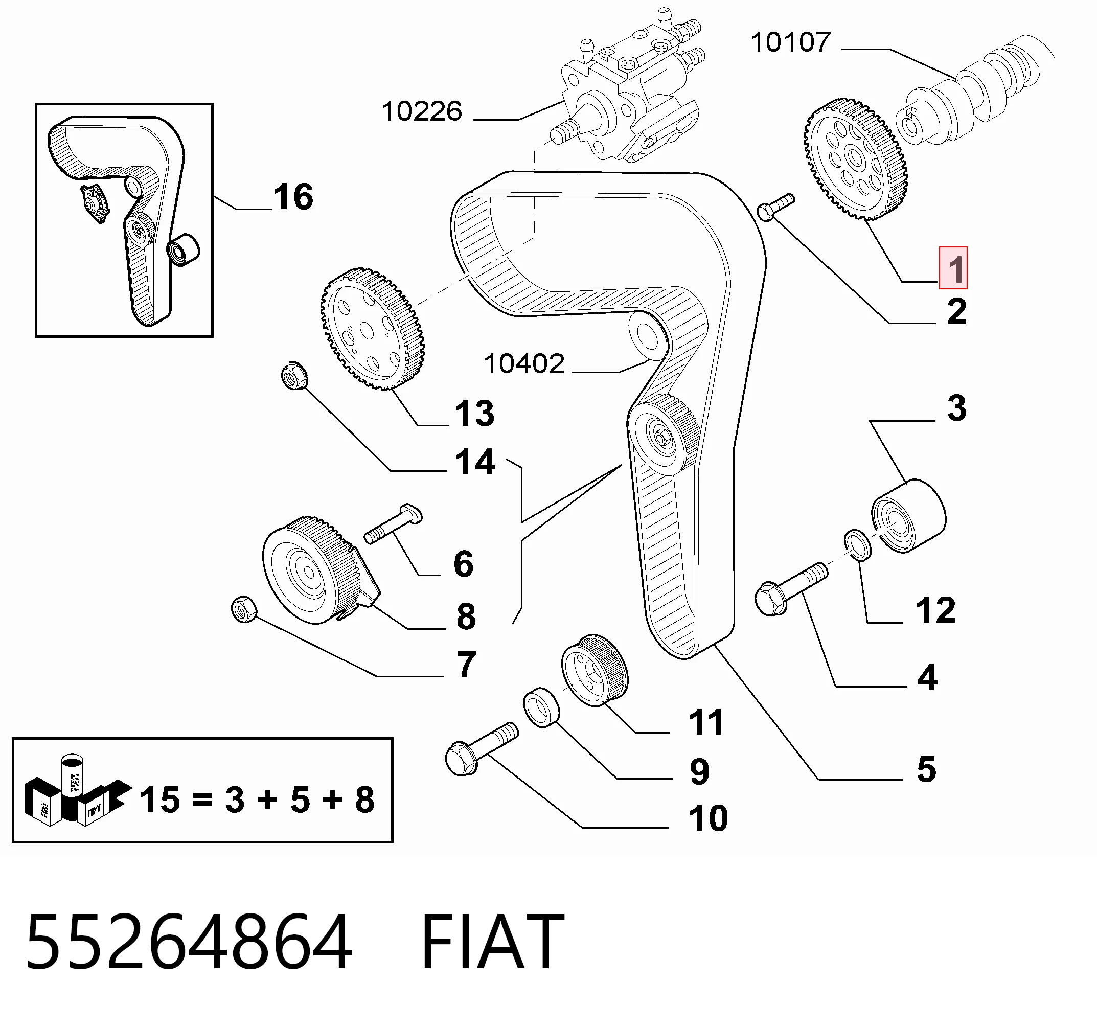 55264864 Fiat/Alfa/Lancia