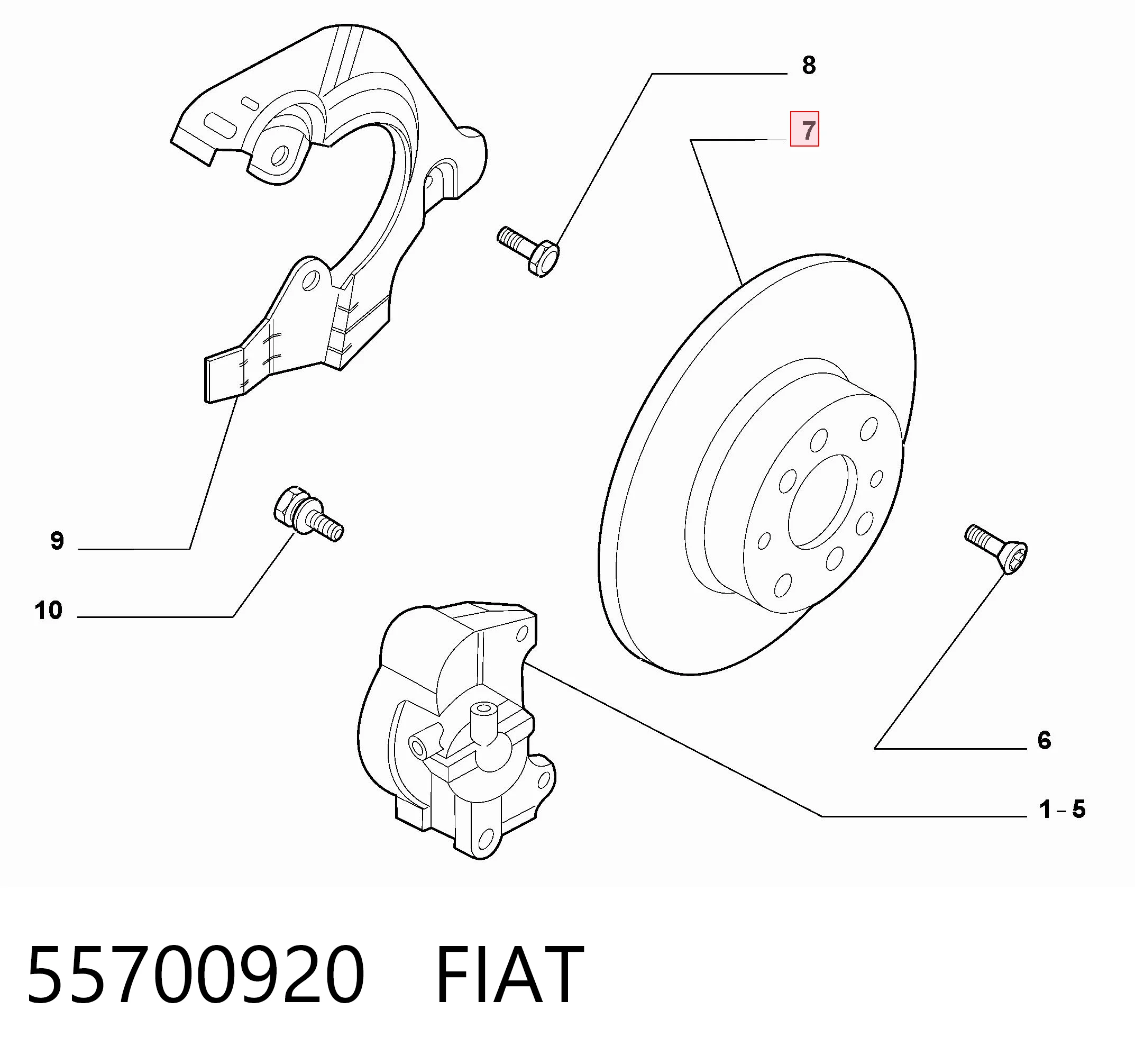 55700920 Fiat/Alfa/Lancia