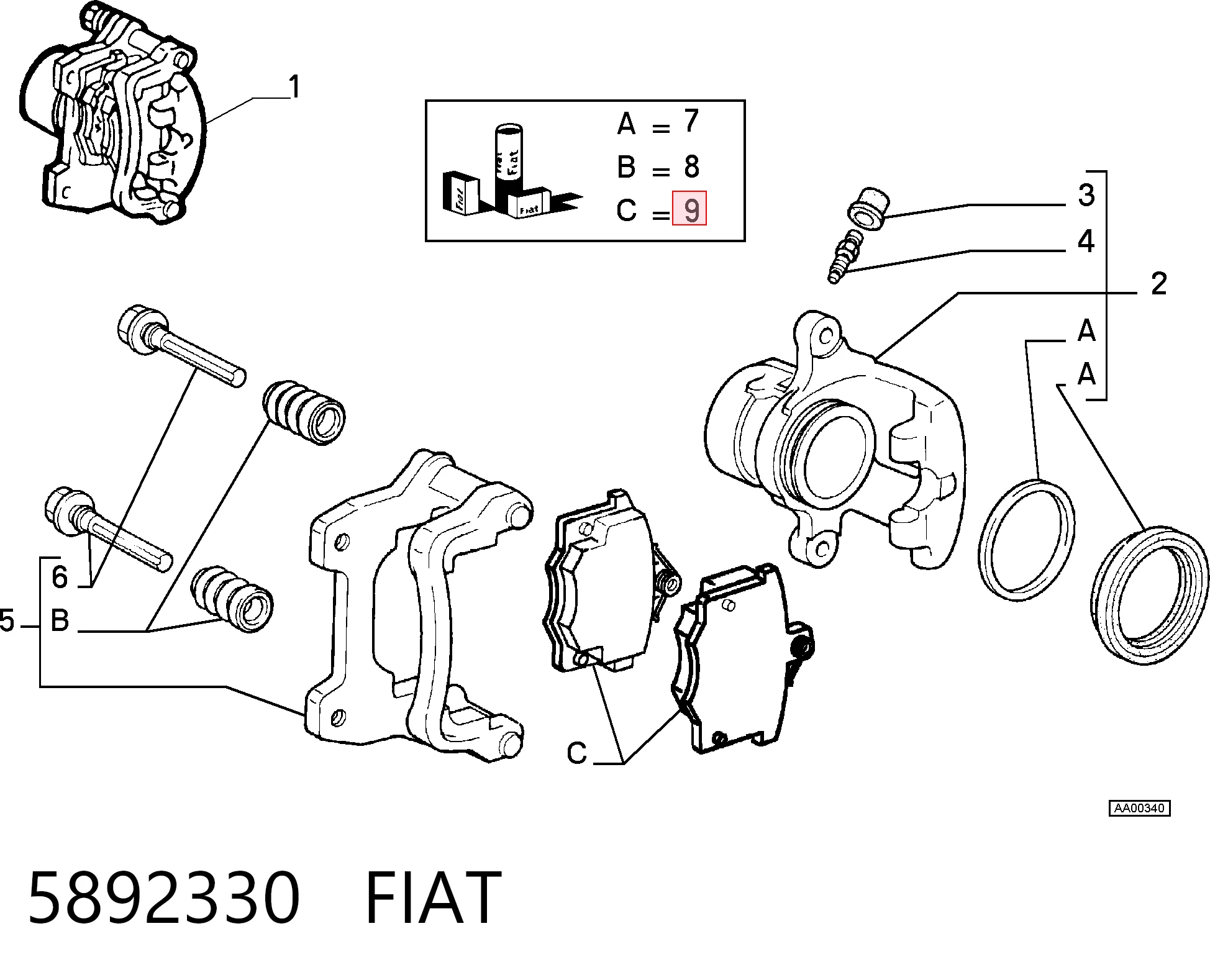 5892330 Fiat/Alfa/Lancia