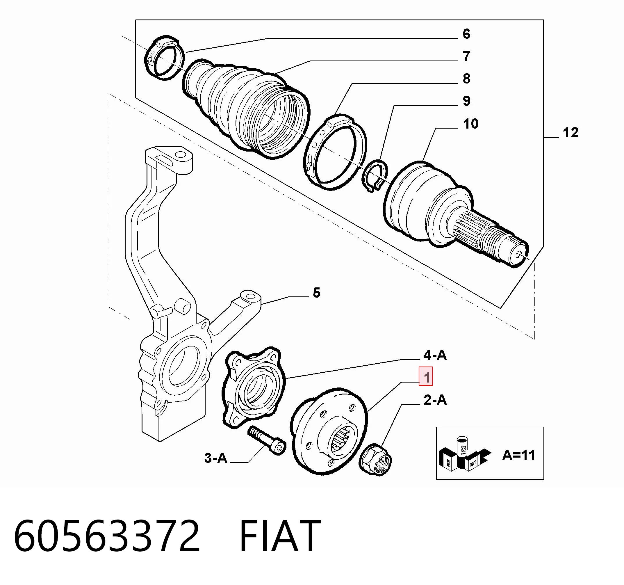 60563372 Fiat/Alfa/Lancia